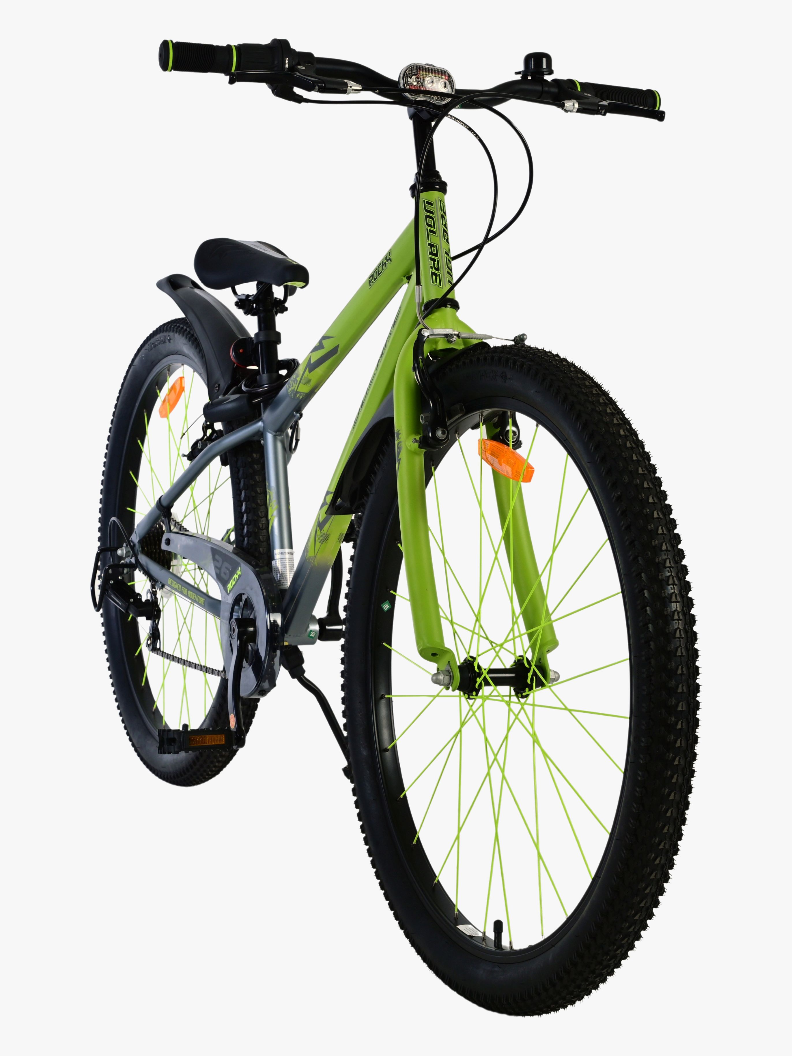 Volare Rocky Kinderfahrrad 26 Zoll, Grün