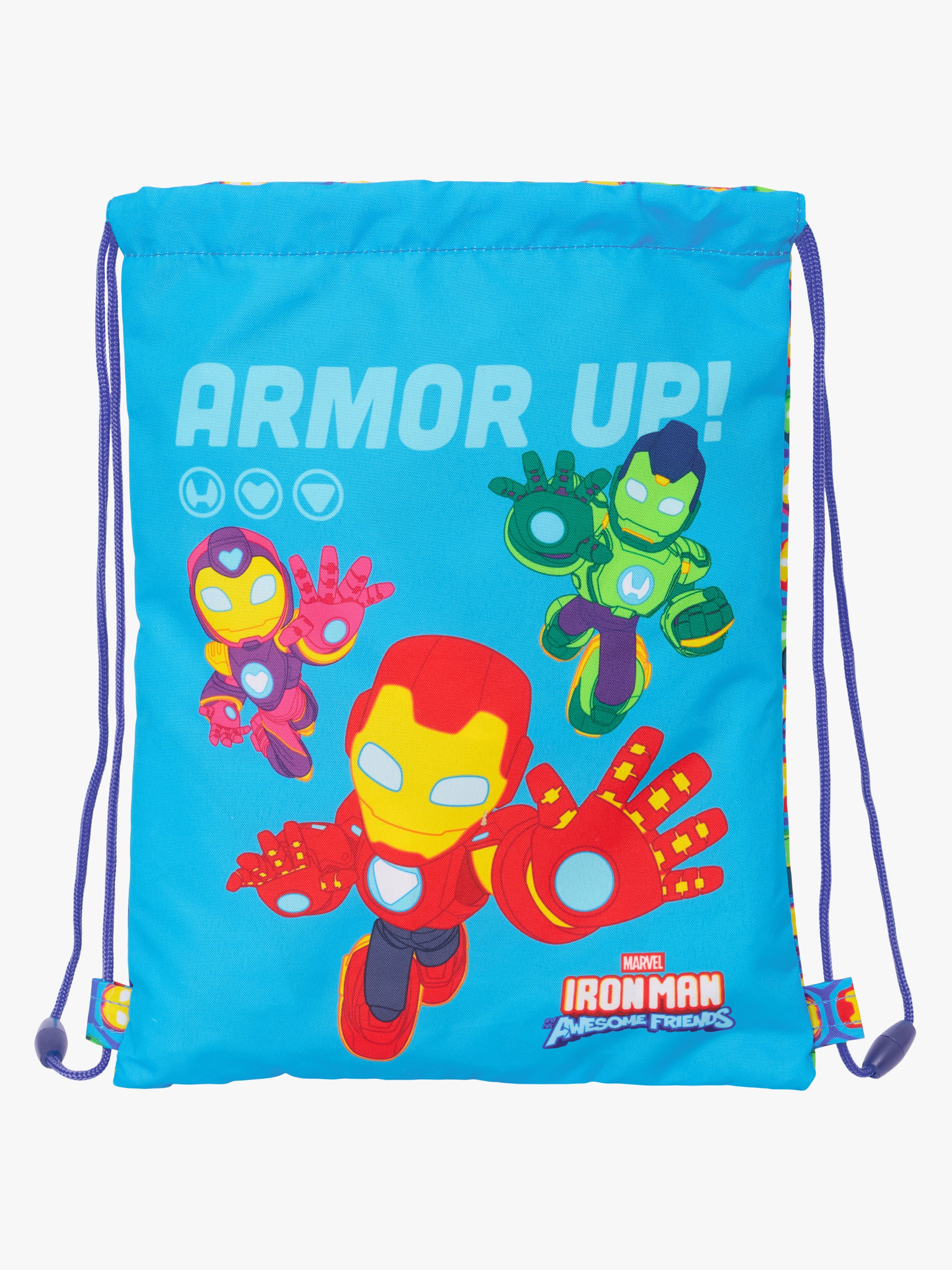 Iron Man Turnbeutel, Blau