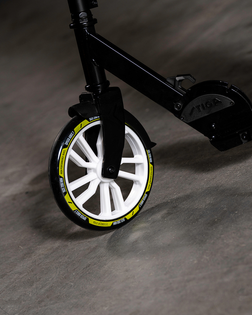 STIGA STR Tretroller Route 200-S, Schwarz/lime