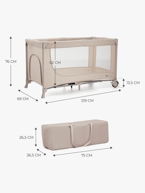 Kinderkraft JOY 2 Reisebett, Beige