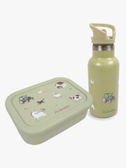 FILIBABBA Magic Farm Brotdose & Flasche, Green