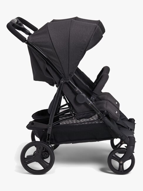 Beemoo Twin Shopper Zwillings- und Geschwisterwagen, Black Mélange