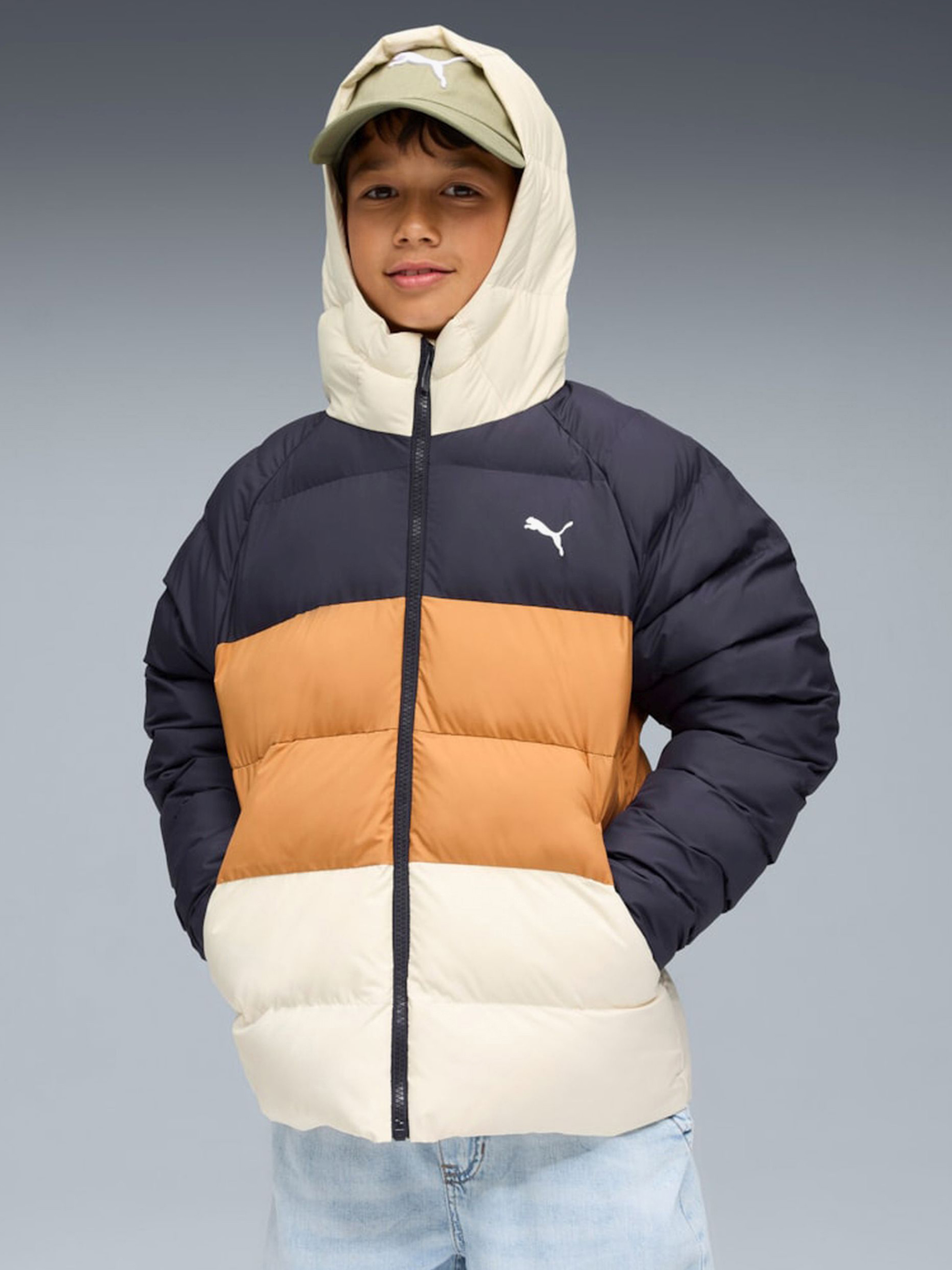 Puma Steppjacke, New Navy, 128