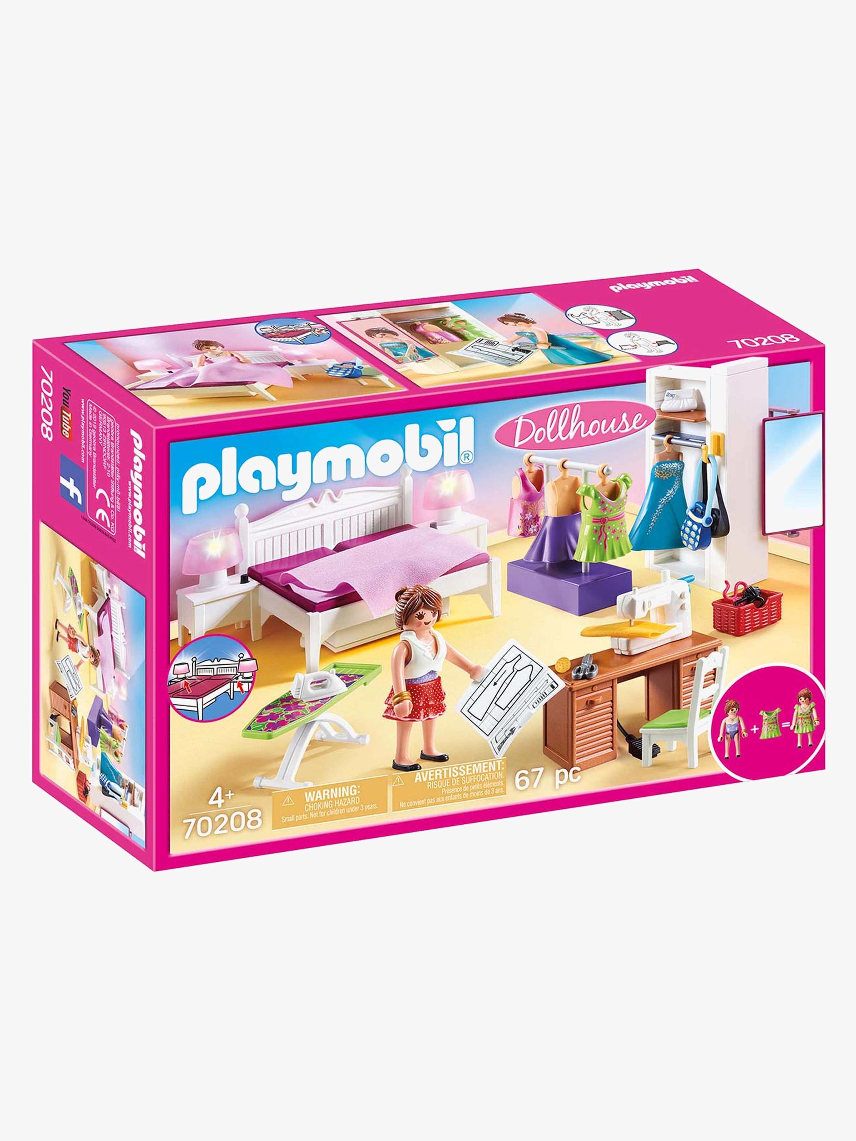 Playmobil 70208 Dollhouse Schlafzimmer Mit Nähecke