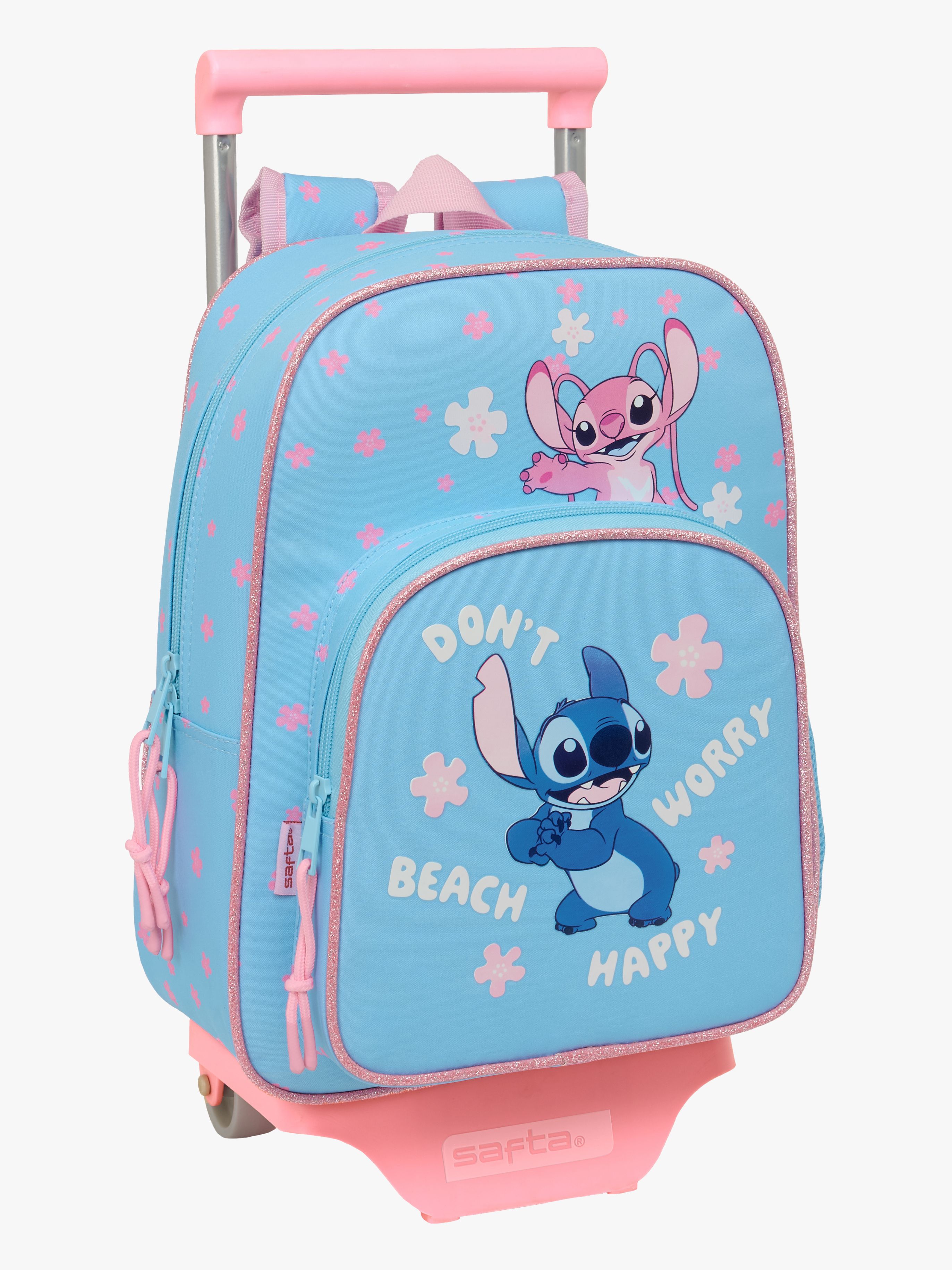 Disney Stitch Trolley Reisekoffer 10L, Happy