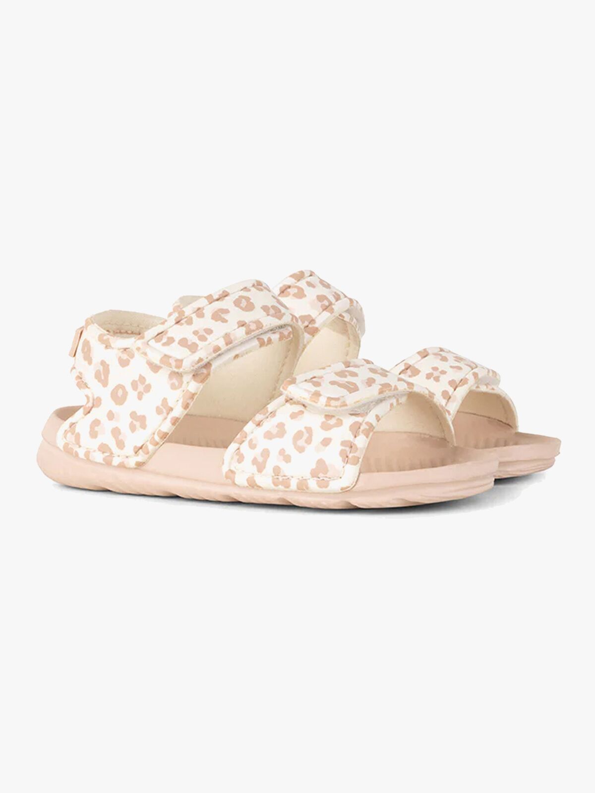 Swim Essentials Sandalen, Beige Leopard