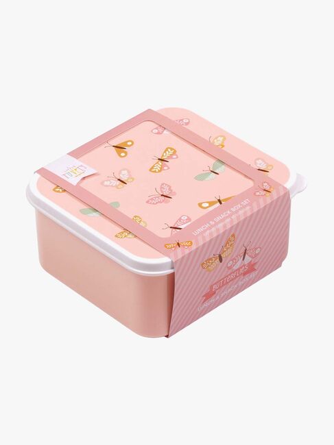 A Little Lovely Company Lunchbox-Set, Schmetterling