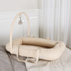 Alice & Fox ALBA Babynest mit Griffen, Beige Muslin