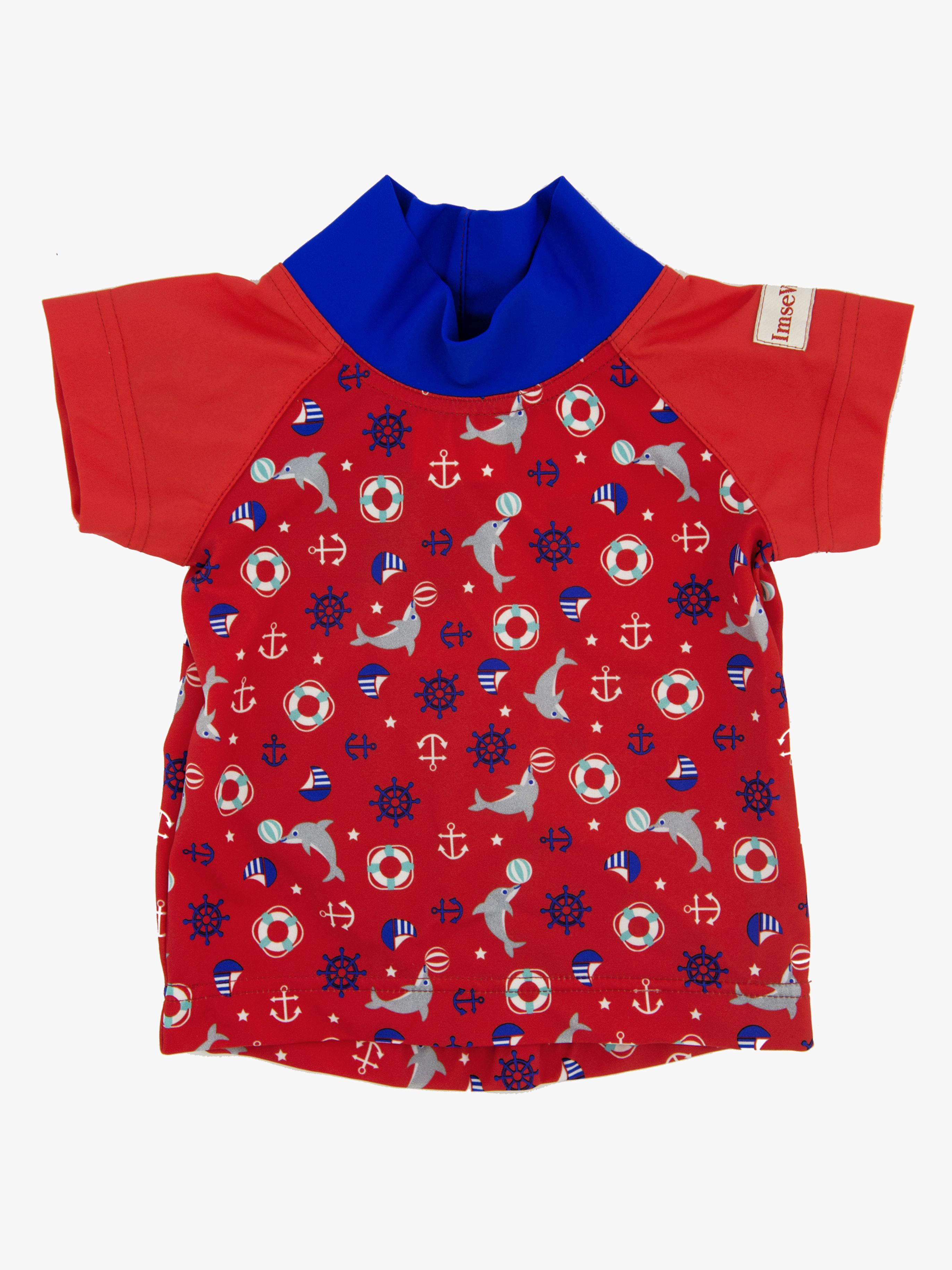 ImseVimse Badeshirt, Red Marine 62-68