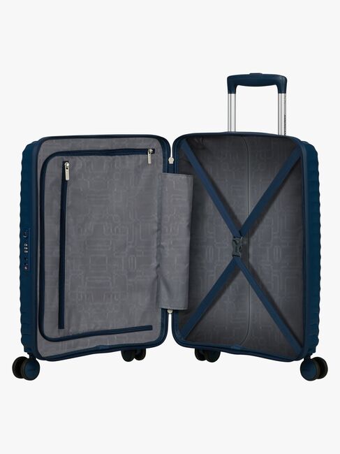 American Tourister Diablast Spinner Koffer 35L, Darkwave Blue