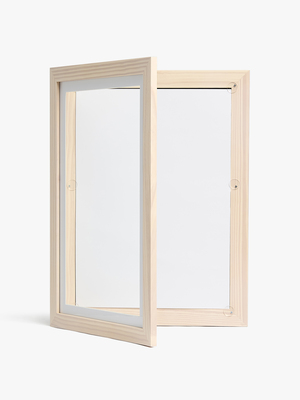 Minitude OLIVER Klapp-Rahmen A3, 100 Blatt, White Wash