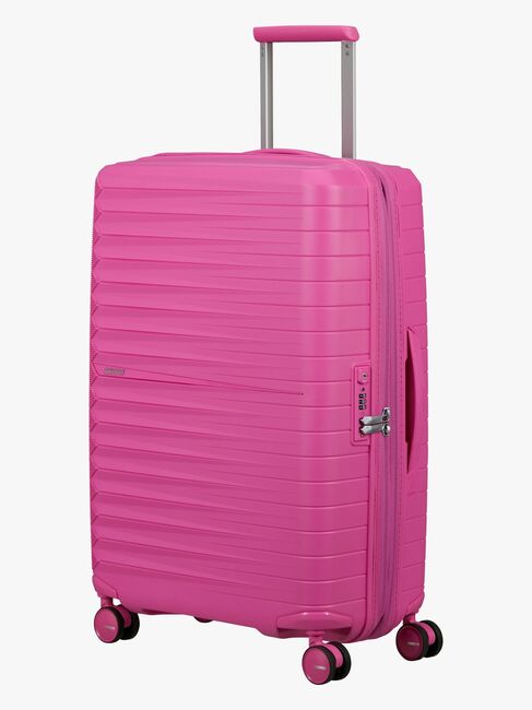 American Tourister FastForward Spinner Koffer 67-77L, Electric Fuchsia