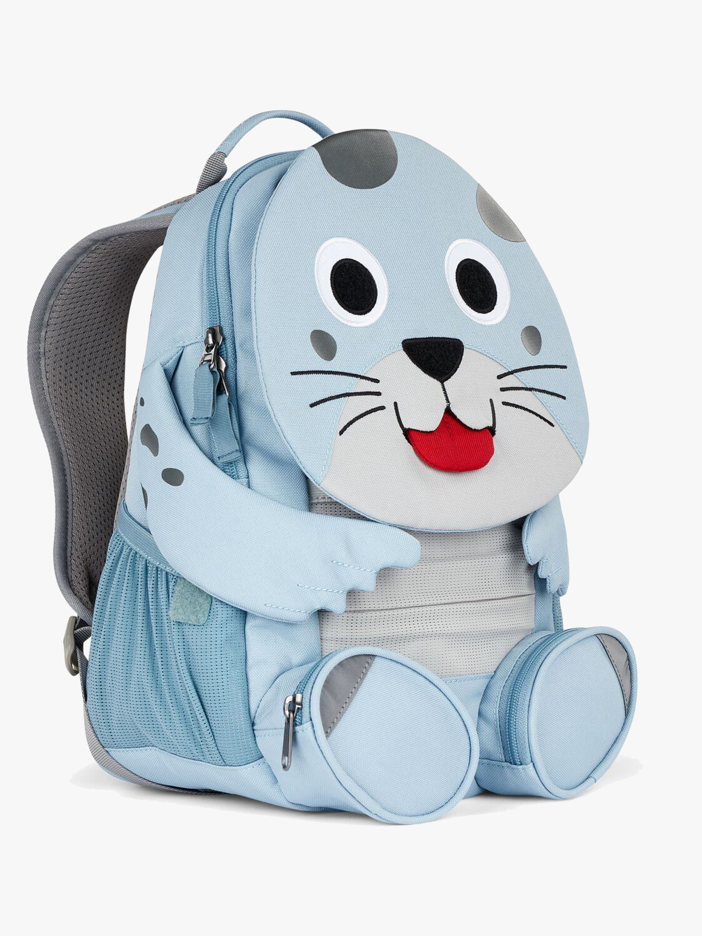 Affenzahn Large Friend Kinder Rucksack 8L, Seal, Kindergartenrucksack
