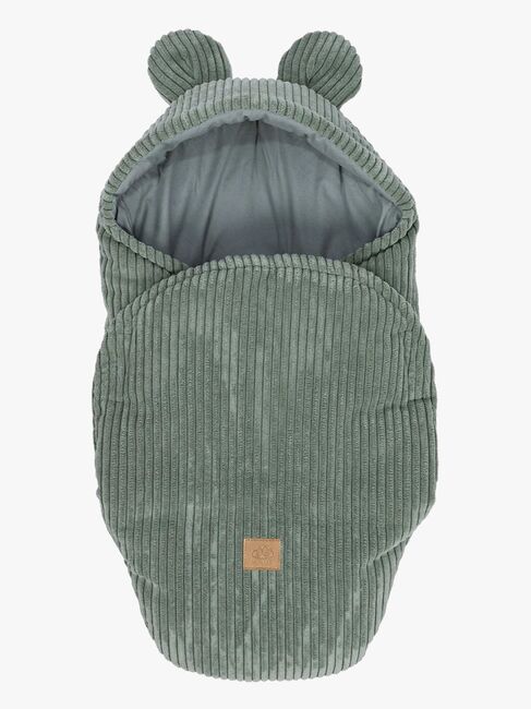 MeowBaby Aesthetic Pucktuch mit Bärenohren, Olive Green