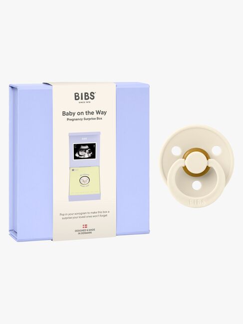 BIBS Baby On The Way Geschenkset Latex Größe 1, Ivory