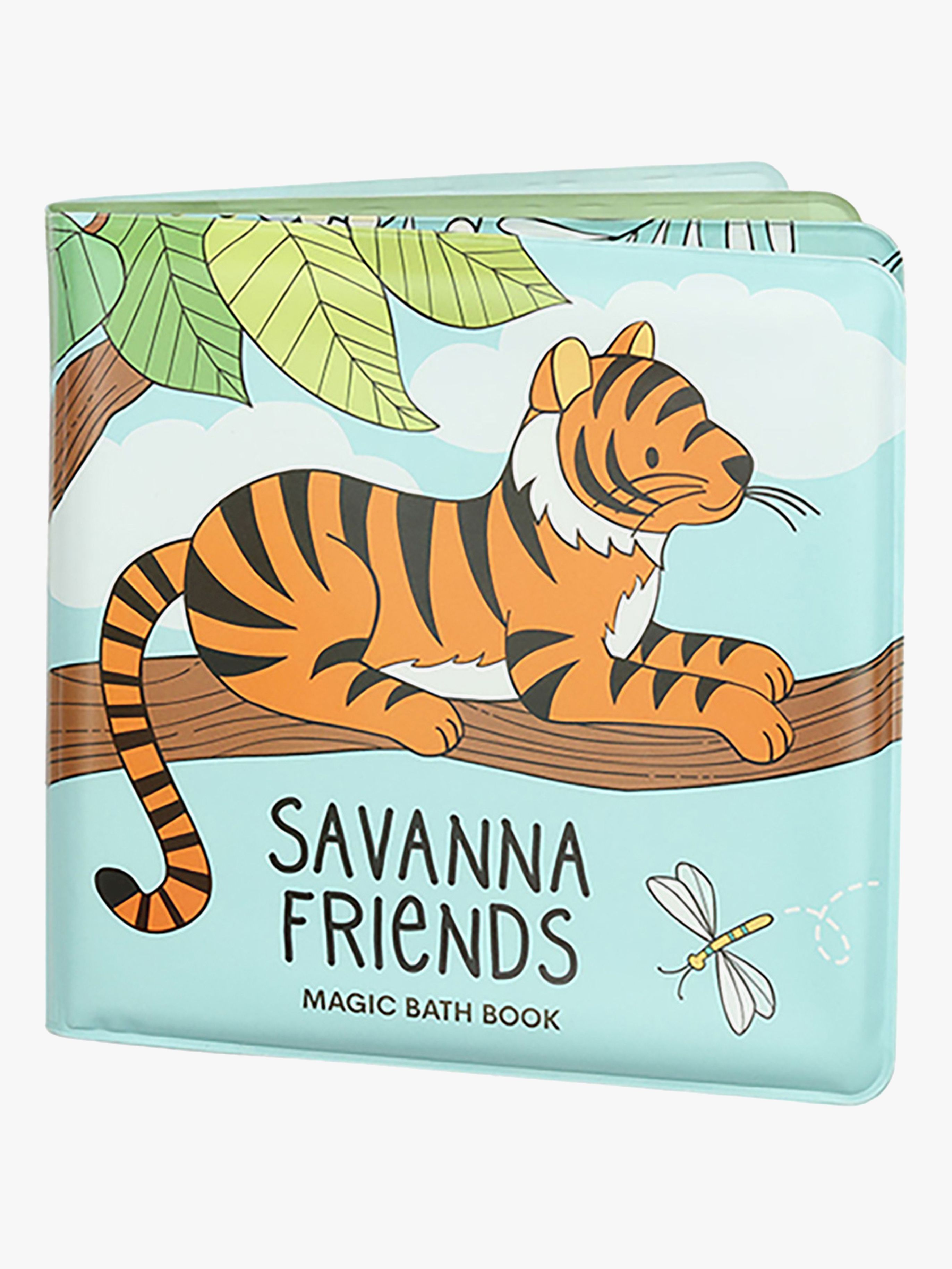 A Little Lovely Company Magic Badebuch, Savanna Friends