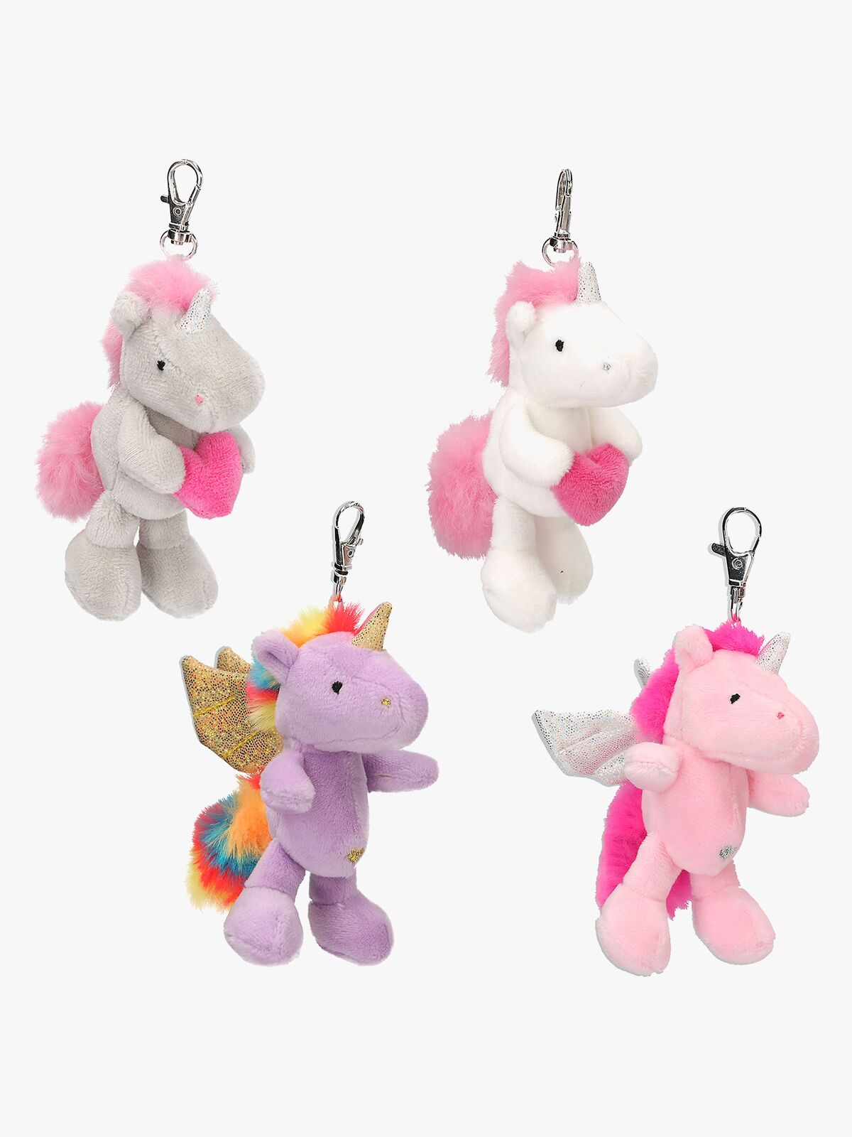 Ylvi & the Minimoomis Schlüsselanhänger Softie Einhorn Gemischte Auswahl