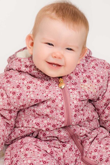 Petite Chérie Atelier Gisele Babyoverall, Pink Small Flower