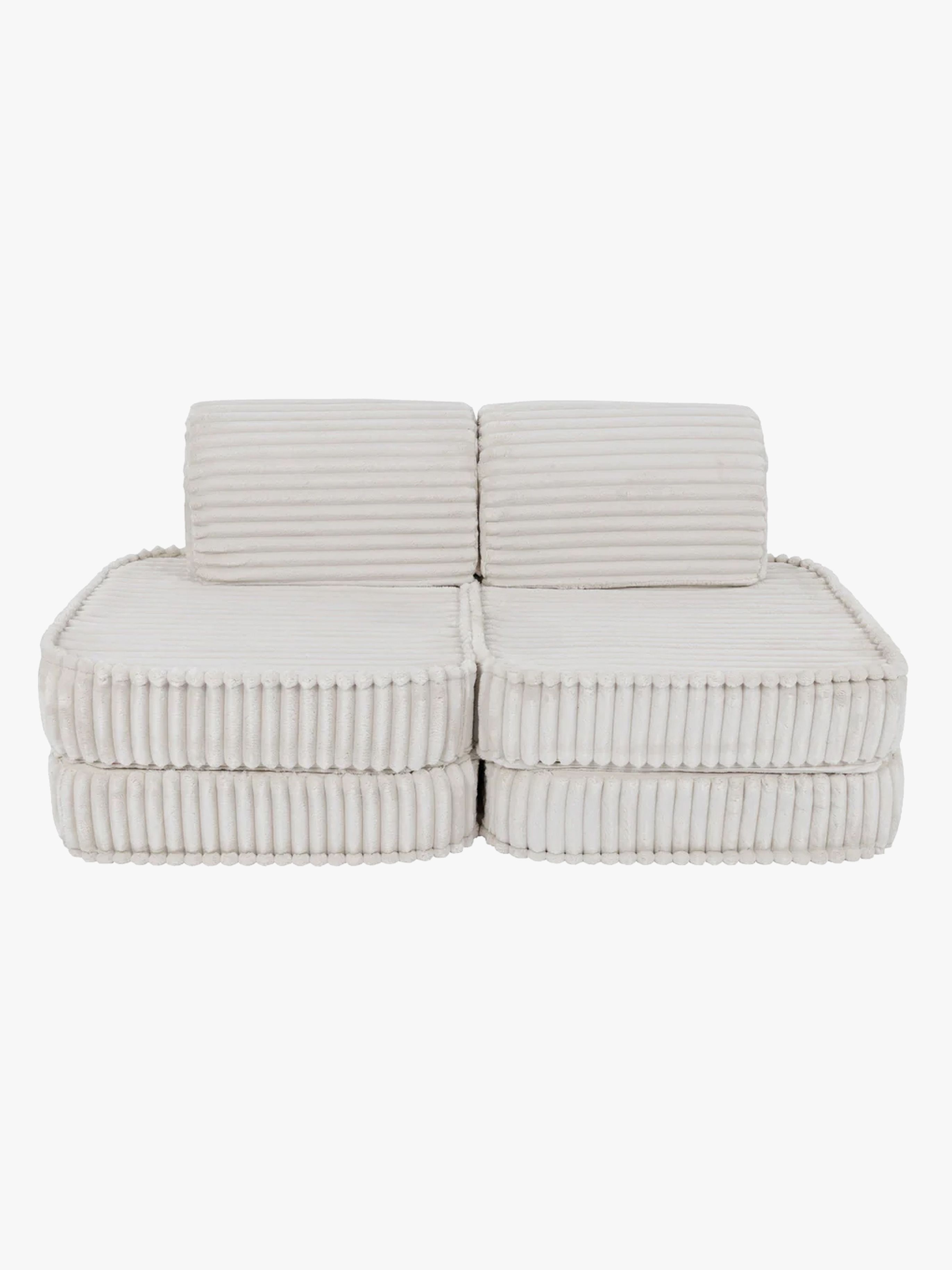 Churros Sofa Basic, Cotton Candy White, Kindersofa, Kindercouch, Kinder