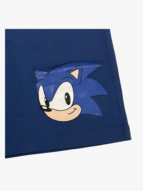 Sonic T-Shirt Und Shorts Set, Blau