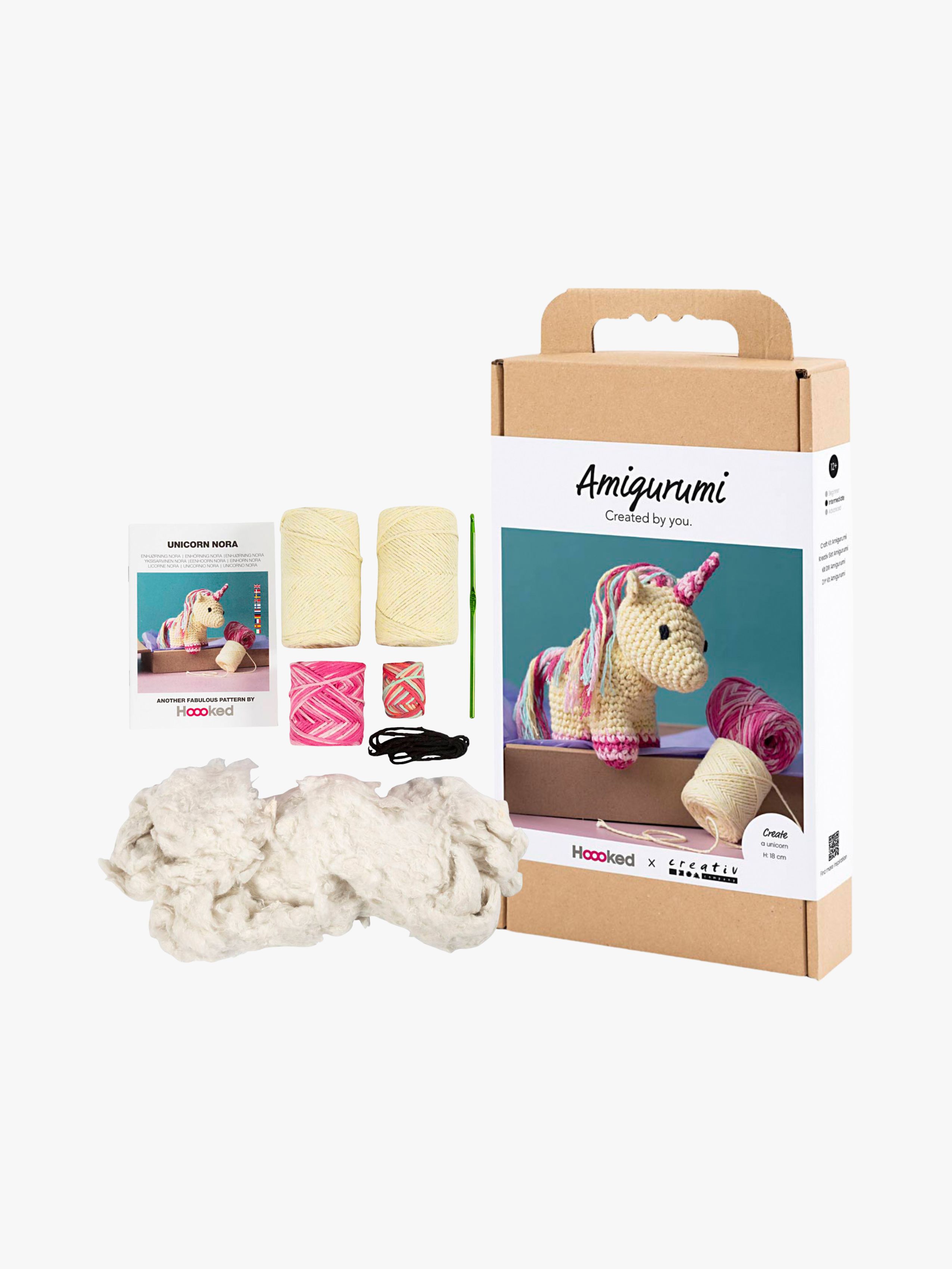 Creativ Company Häkelset Amigurumi Einhorn DIY