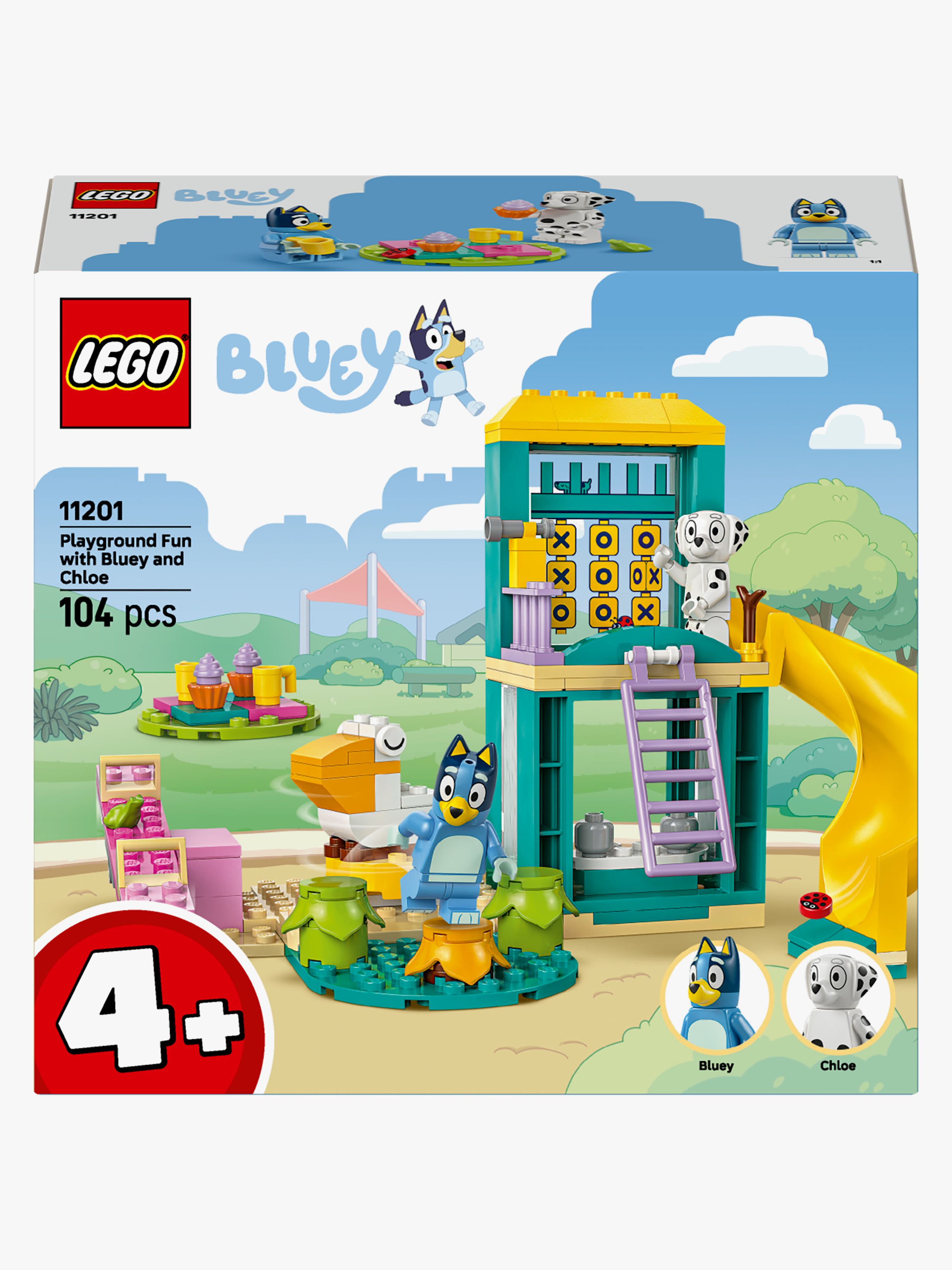 Bluey 11201 Bluey und Chloe auf dem Spielplatz
