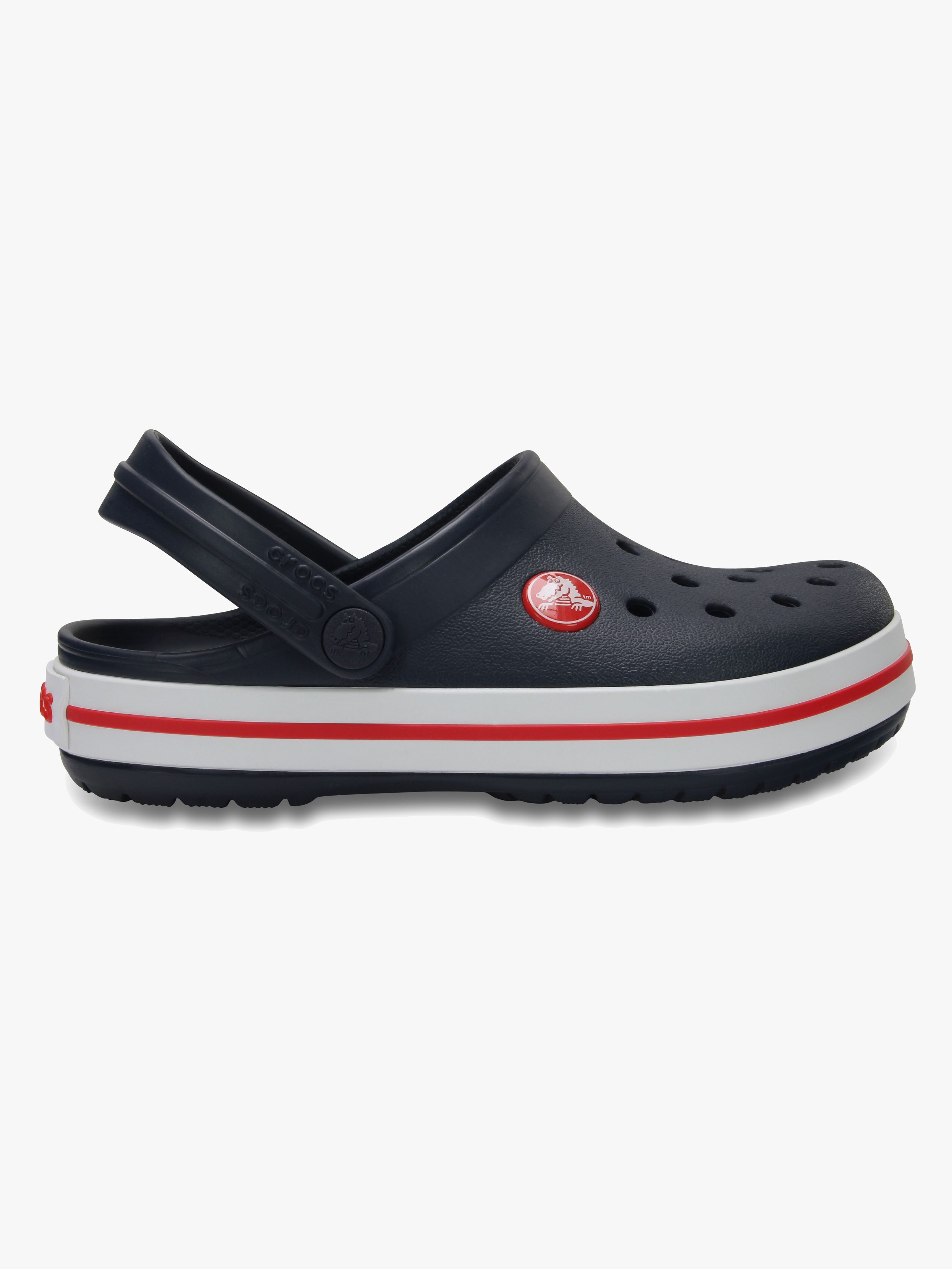 Crocs Classic Kinder Sandalen, Navy/Red, 20-21