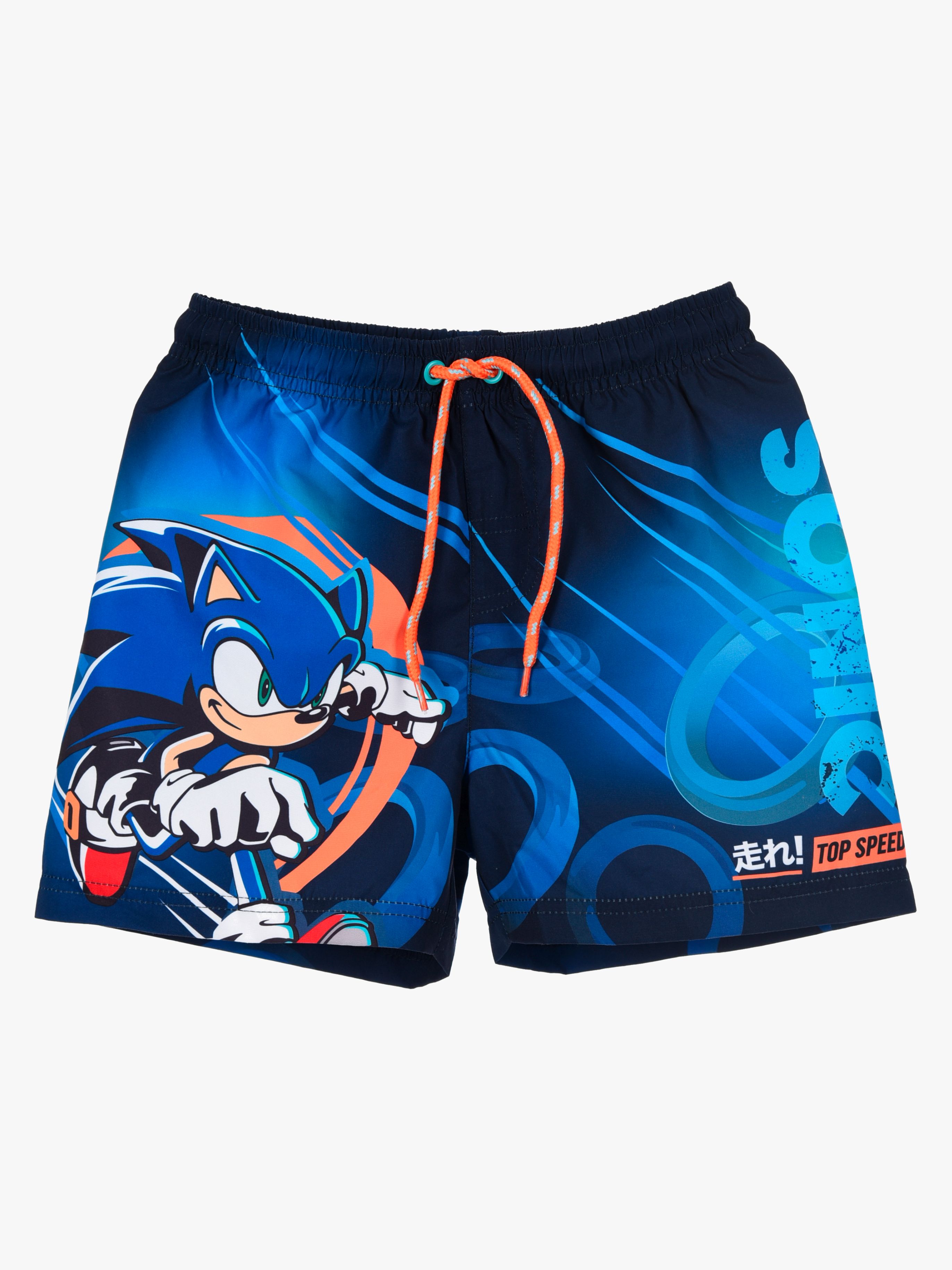 Sonic Modern Badehose, Marineblau, 152-158