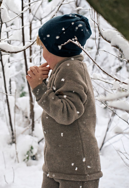 Mikk-Line Wollfilz-Jacke Baby, Melange Denver