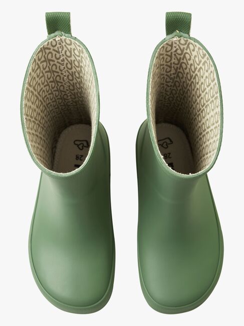 Reima Ankka Barefoot Gummistiefel, Green Clay