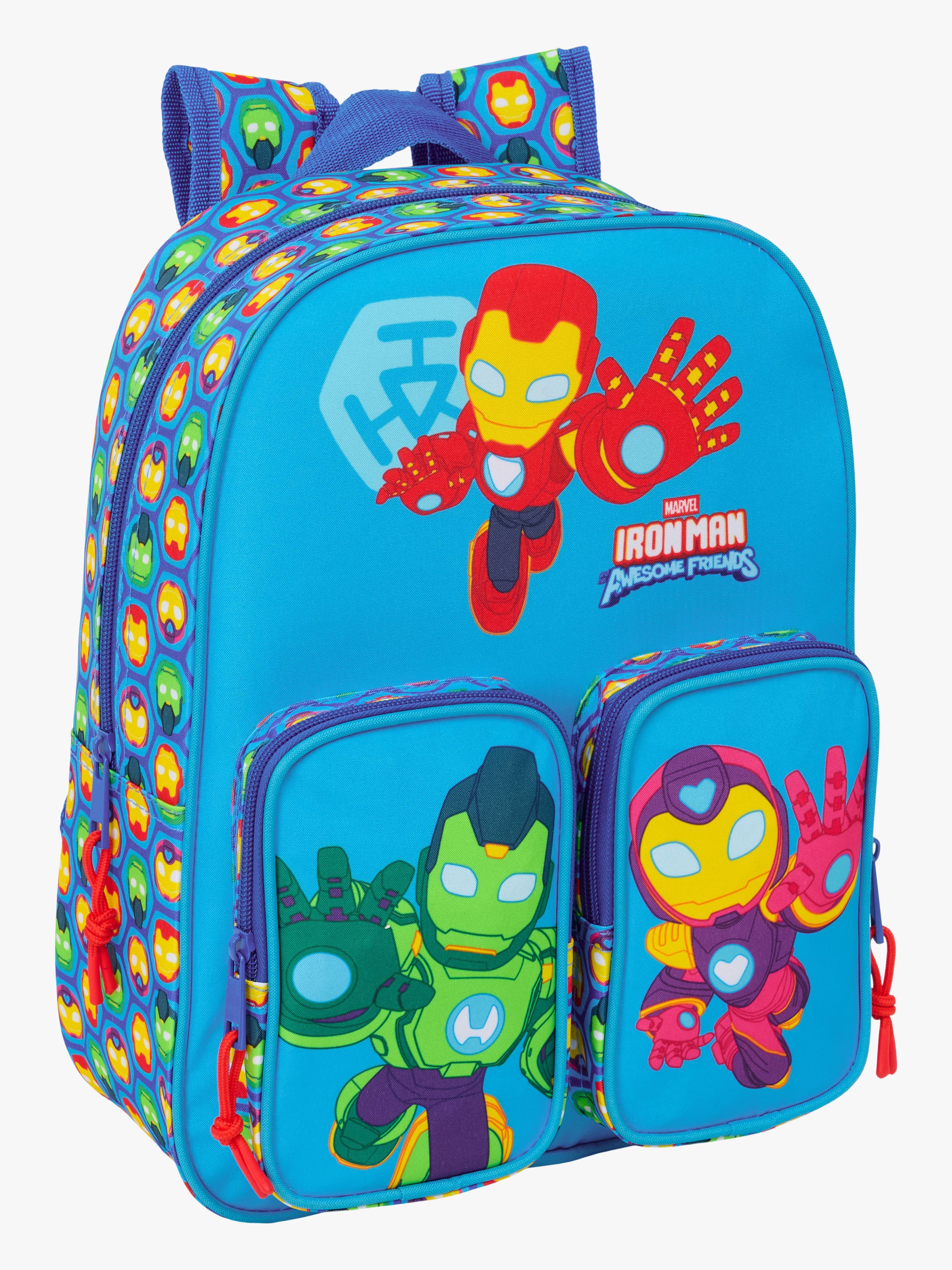 Marvel Iron Man Kinder Rucksack 10L, Blau