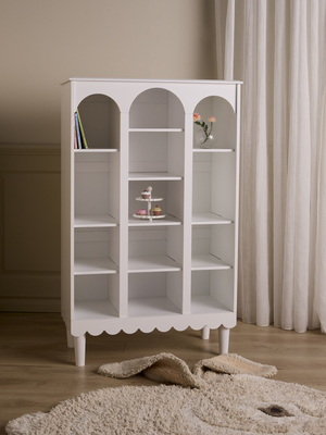 Alice & Fox Dune  Dekorativ Bücherregal, White