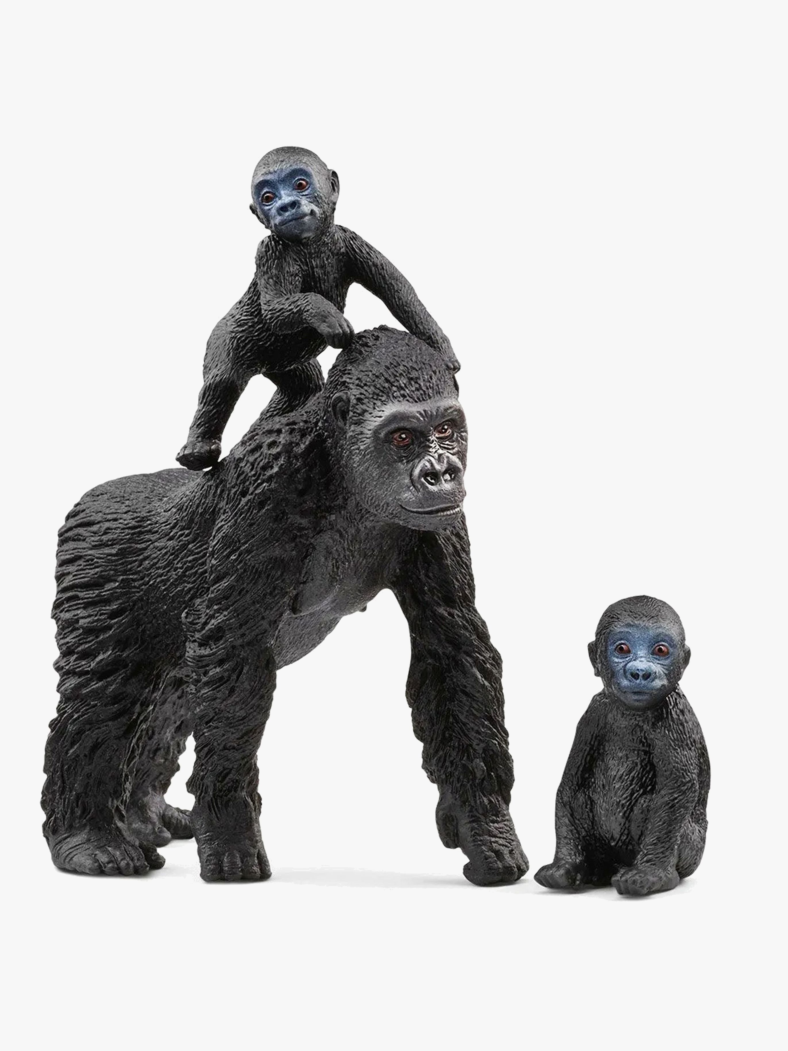 Schleich 42601 Tierset Flachland Gorilla Familie