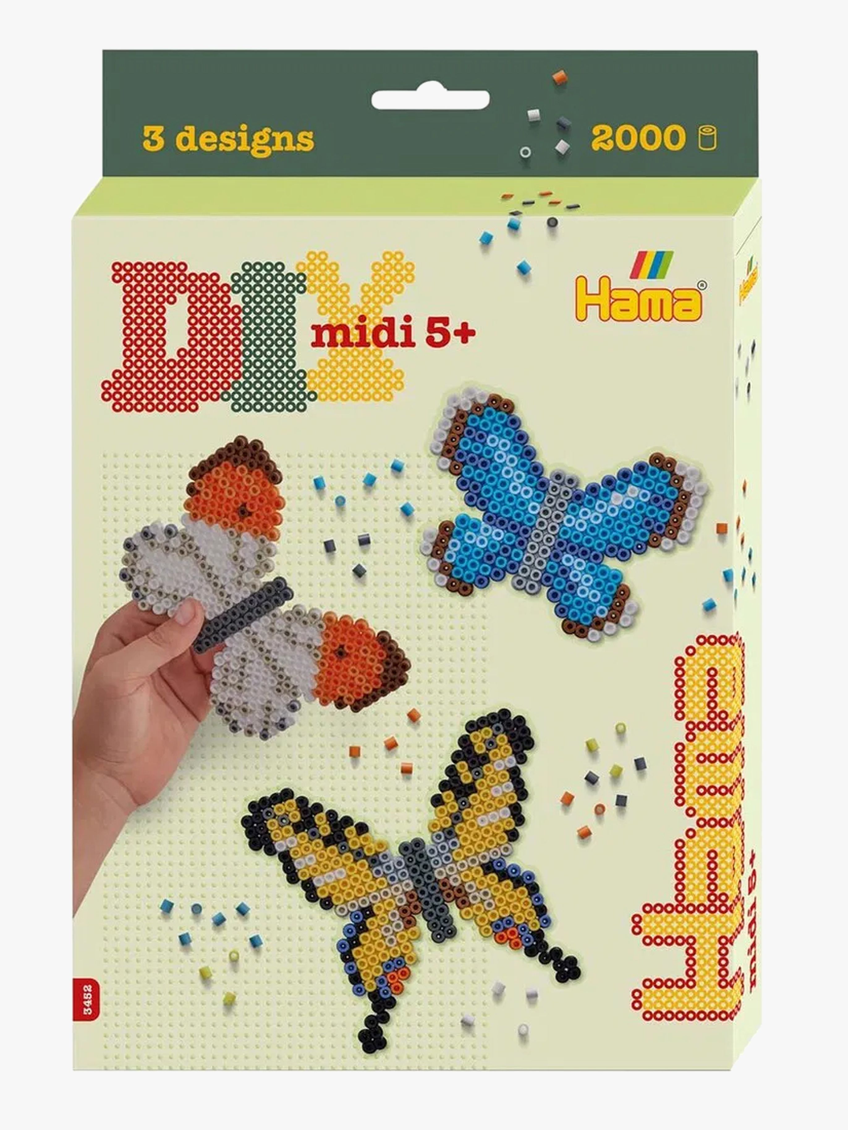 Hama Midi Hanging Box Schmetterlinge Perlenset 2000 Teile