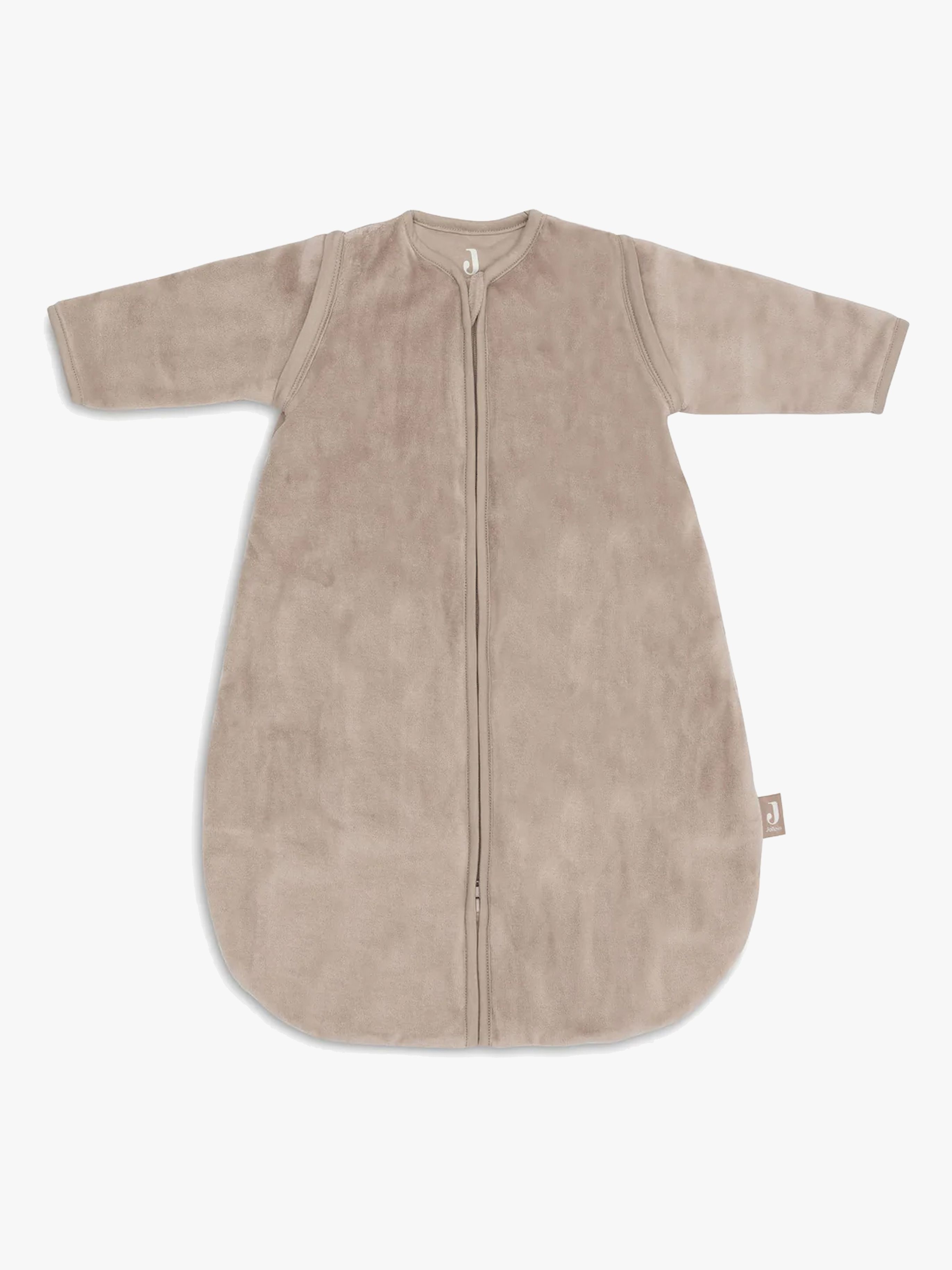 Jollein Schlafsack mit Abnehmbaren Ärmeln Rund 60 cm, Velvet Milk Coffee