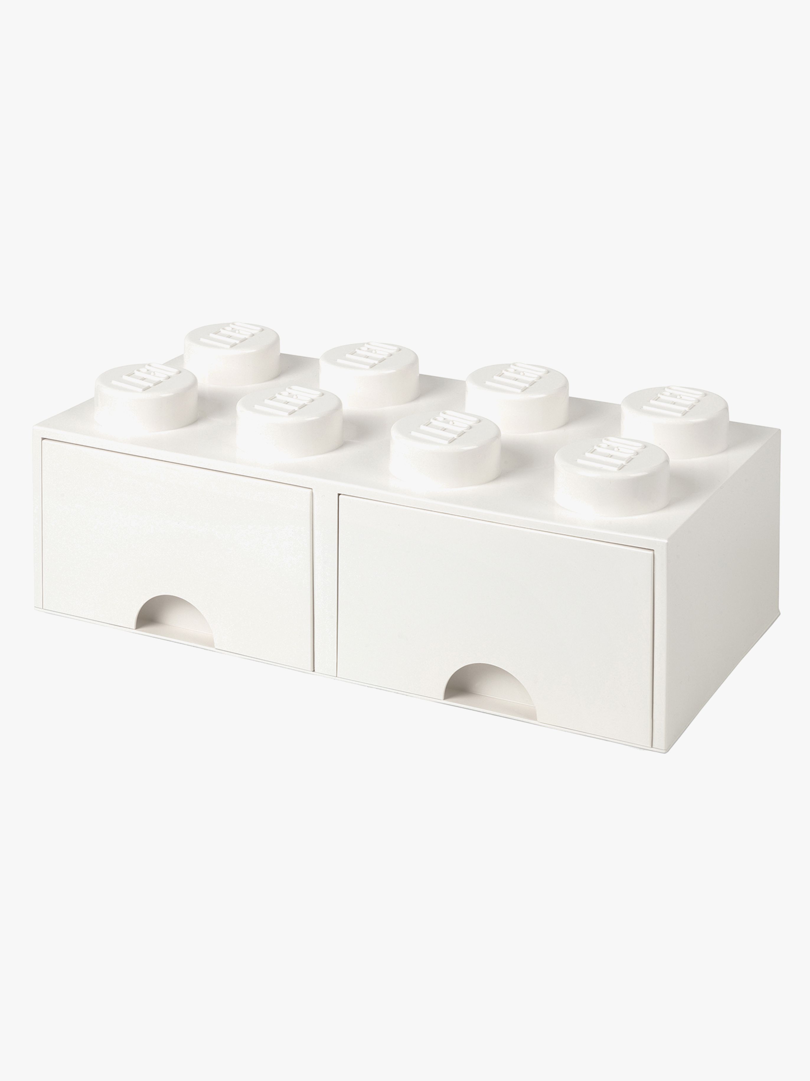 LEGO Aufbewahrungsbox mit Schublade 8, Weiß