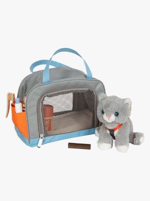 Small Foot Katze mit Tasche und Pflegeset
