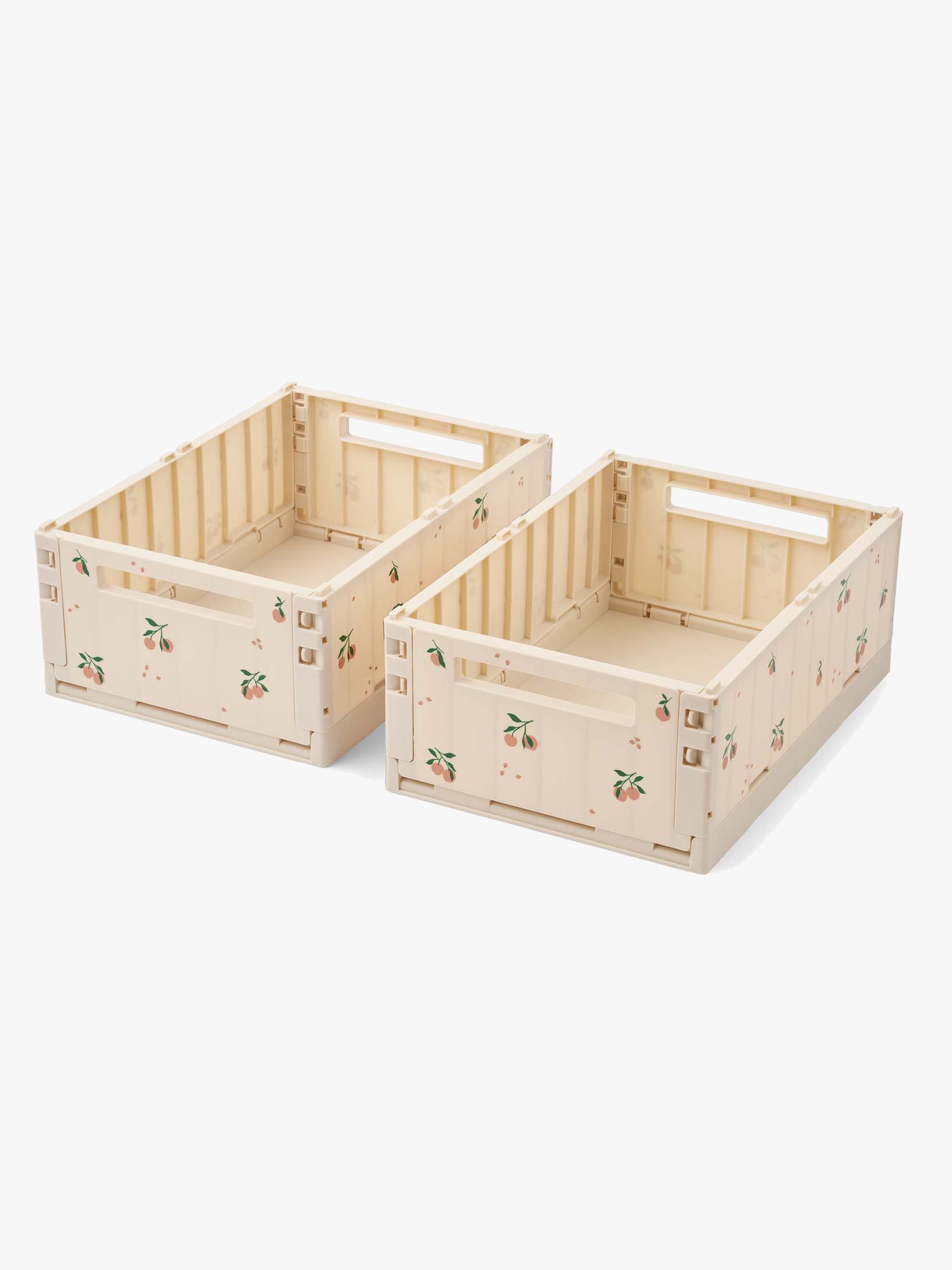 LIEWOOD Weston Aufbewahrungsboxen M 2er-Pack, Peach/Sea Shell