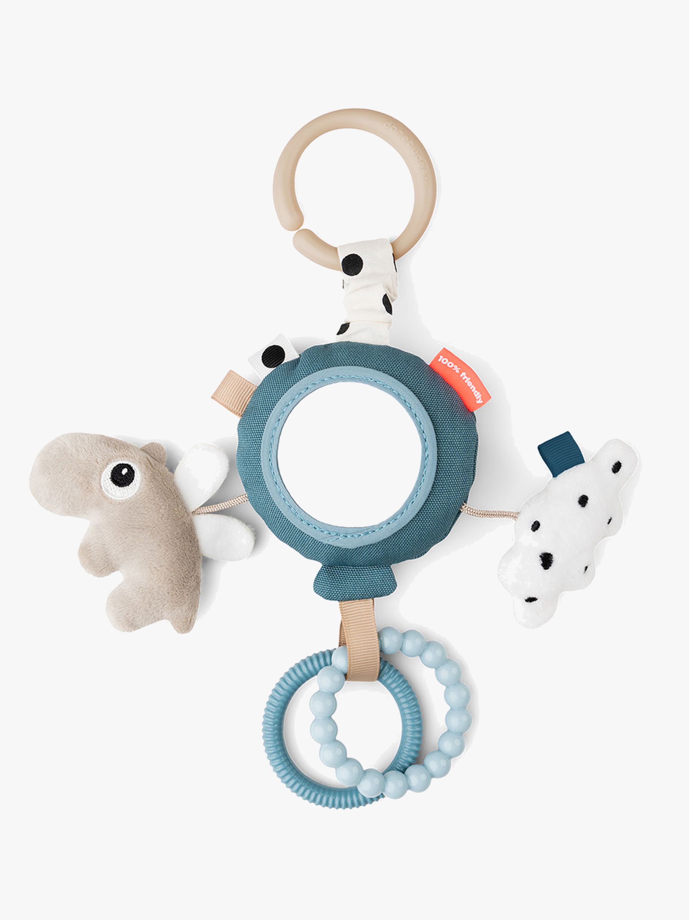 Done By Deer Happy Clouds Aktivitätsspielzeug, Blau, Babyspielzeug