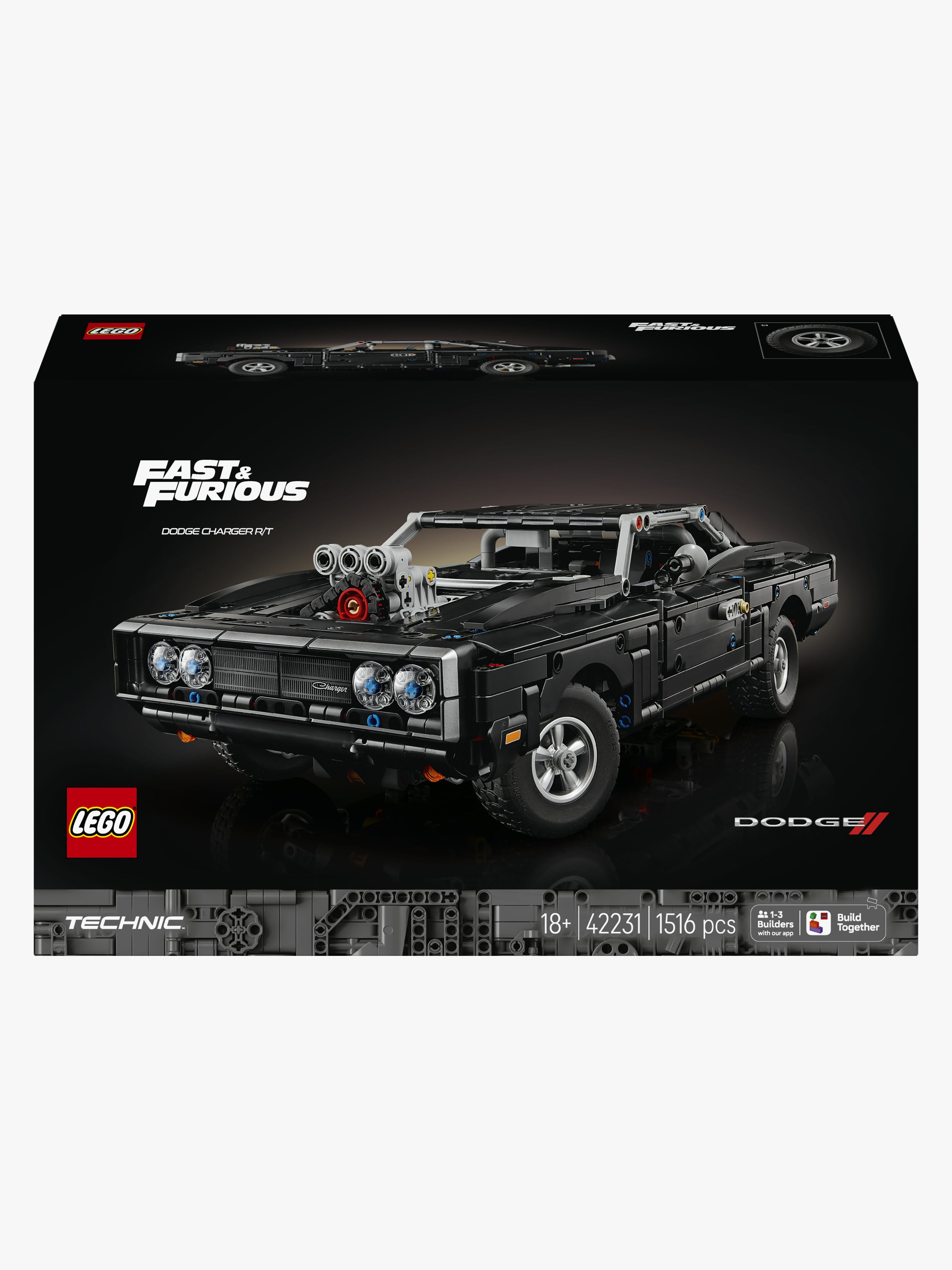 LEGO Technic 42231 Fast and Furious Dodge Charger R/T Auto