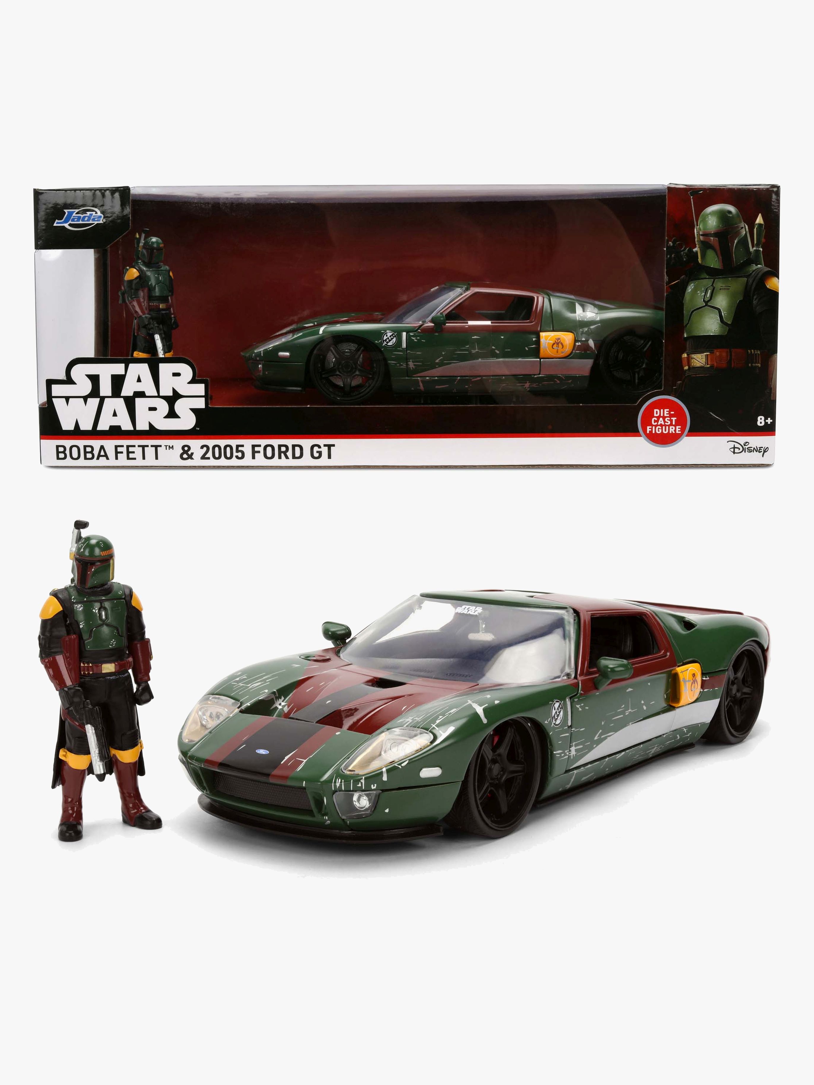 Star Wars Boba Fett 2005 Ford GT Spielzeugauto 1:24