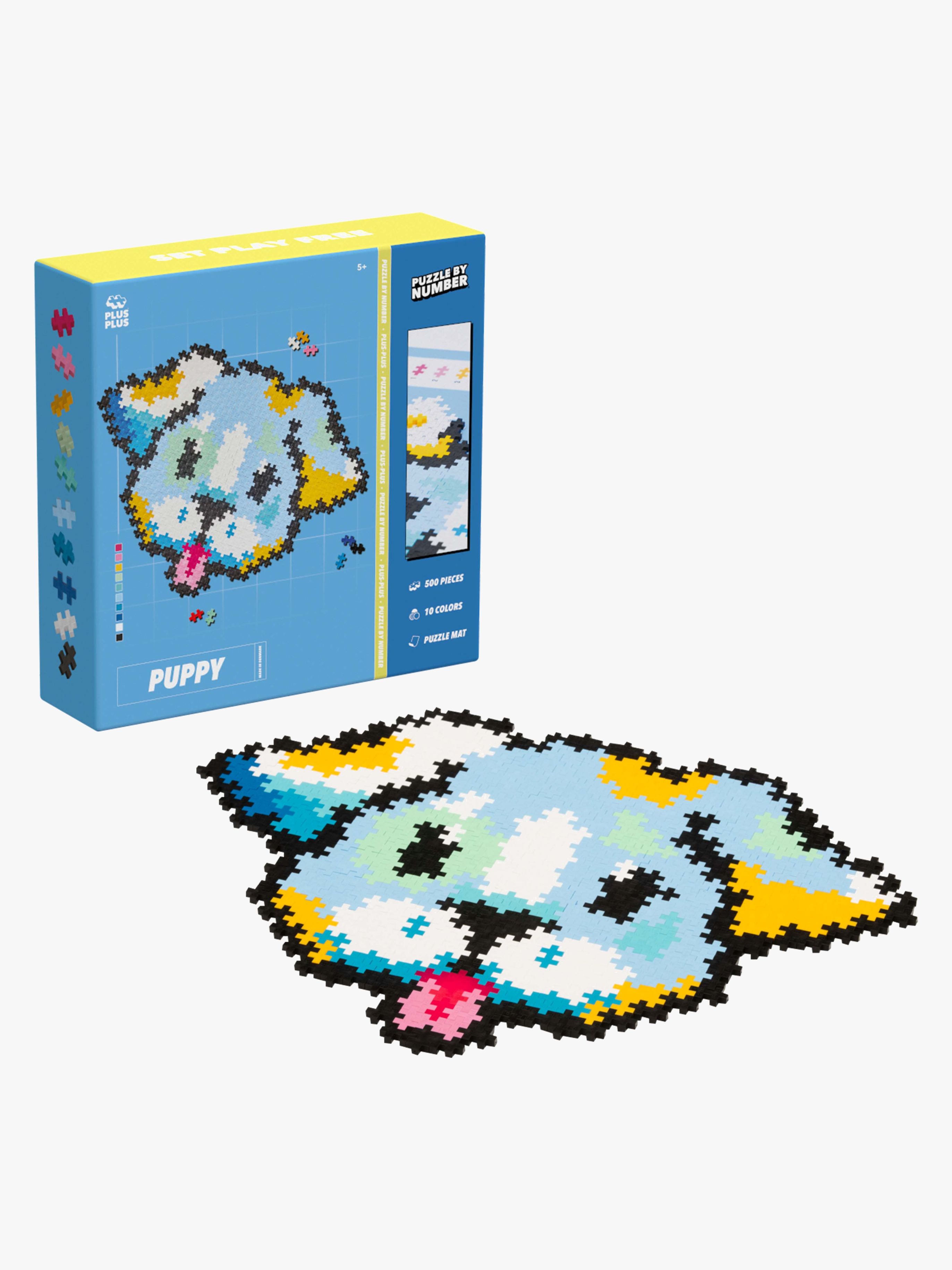 Plus-Plus Puzzle By Number Bausatz Hündchen 500 Teile