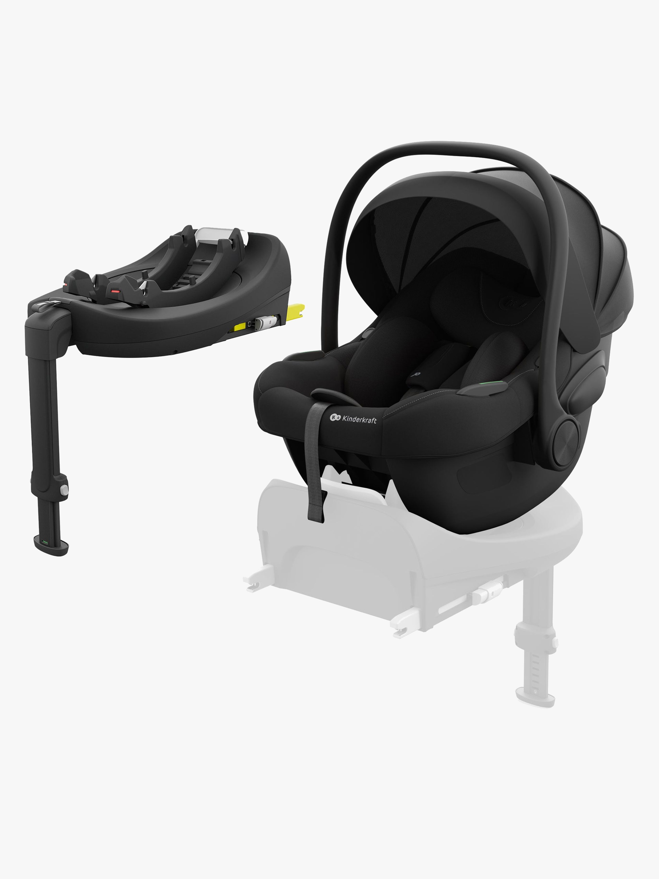 Kinderkraft I-LITE Babyschale inkl. Basis, Graphite Black