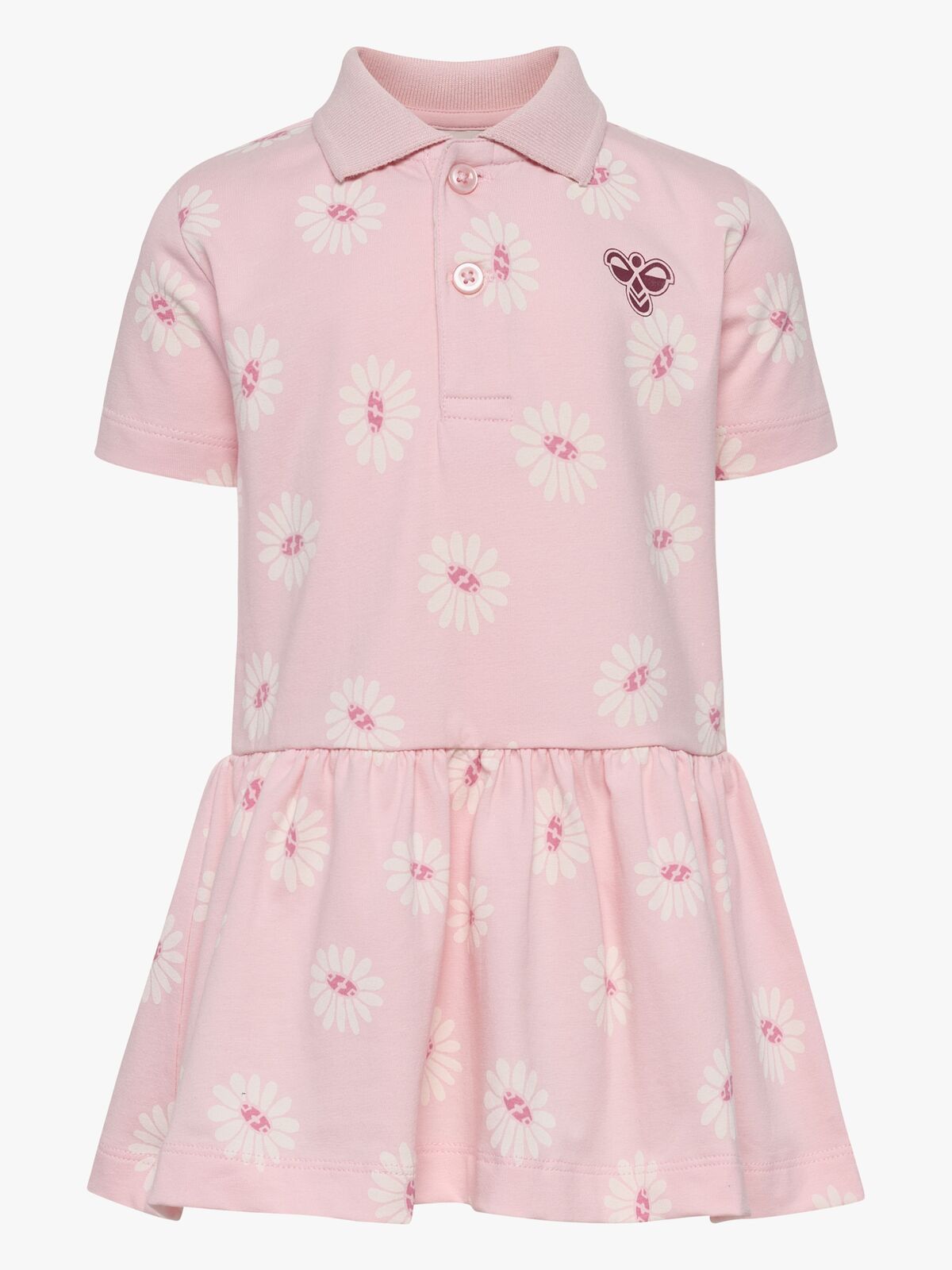 Hummel Polohemd Mini Regular Flower Kleid, Pale Lilac