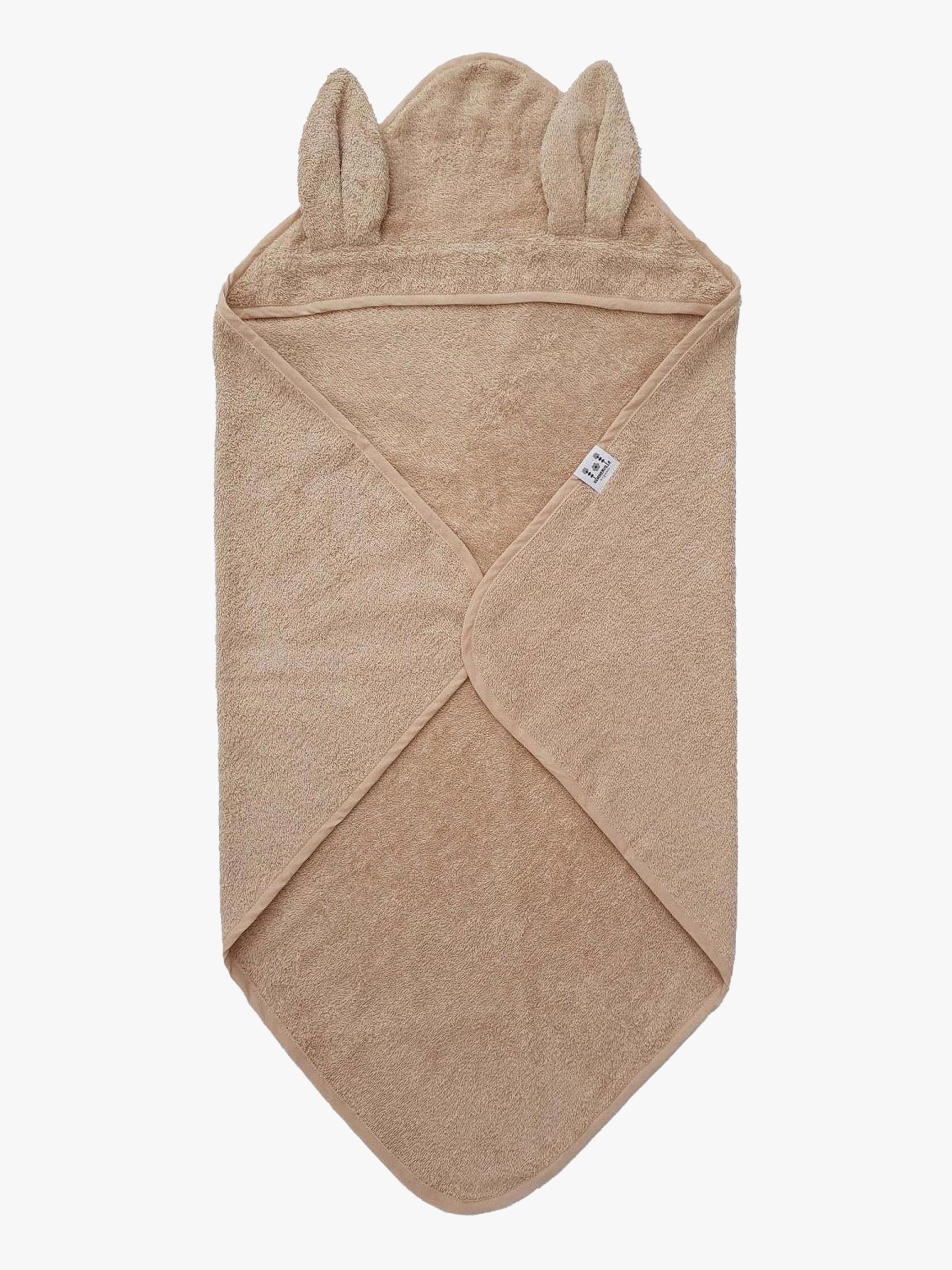 Organic Badecape Kaninchen, Sand