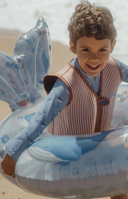 Little Dutch Ocean World Schwimmring, Blue