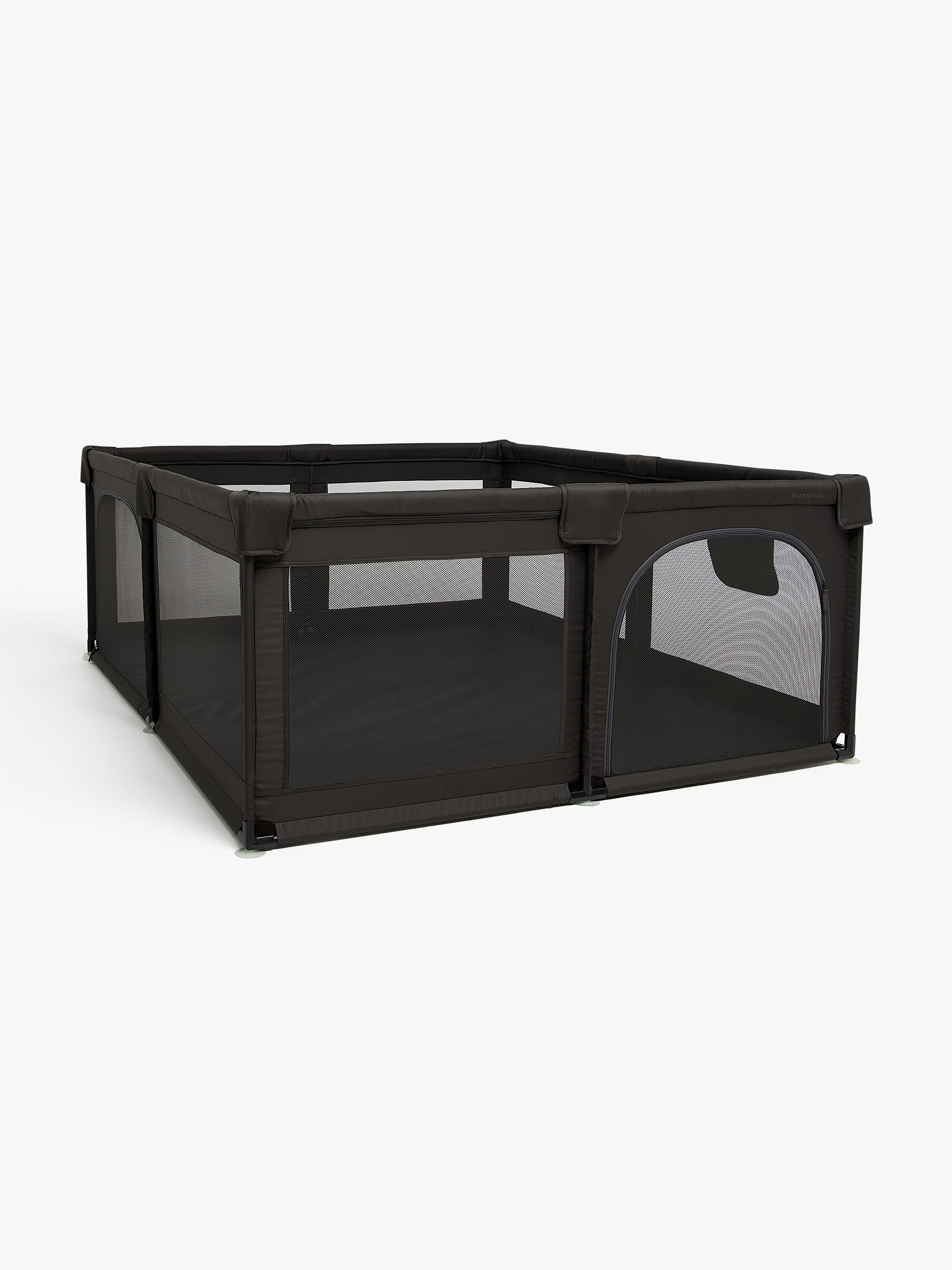 Beemoo SAFE Space XL Laufgitter 180x150, Ash Grey