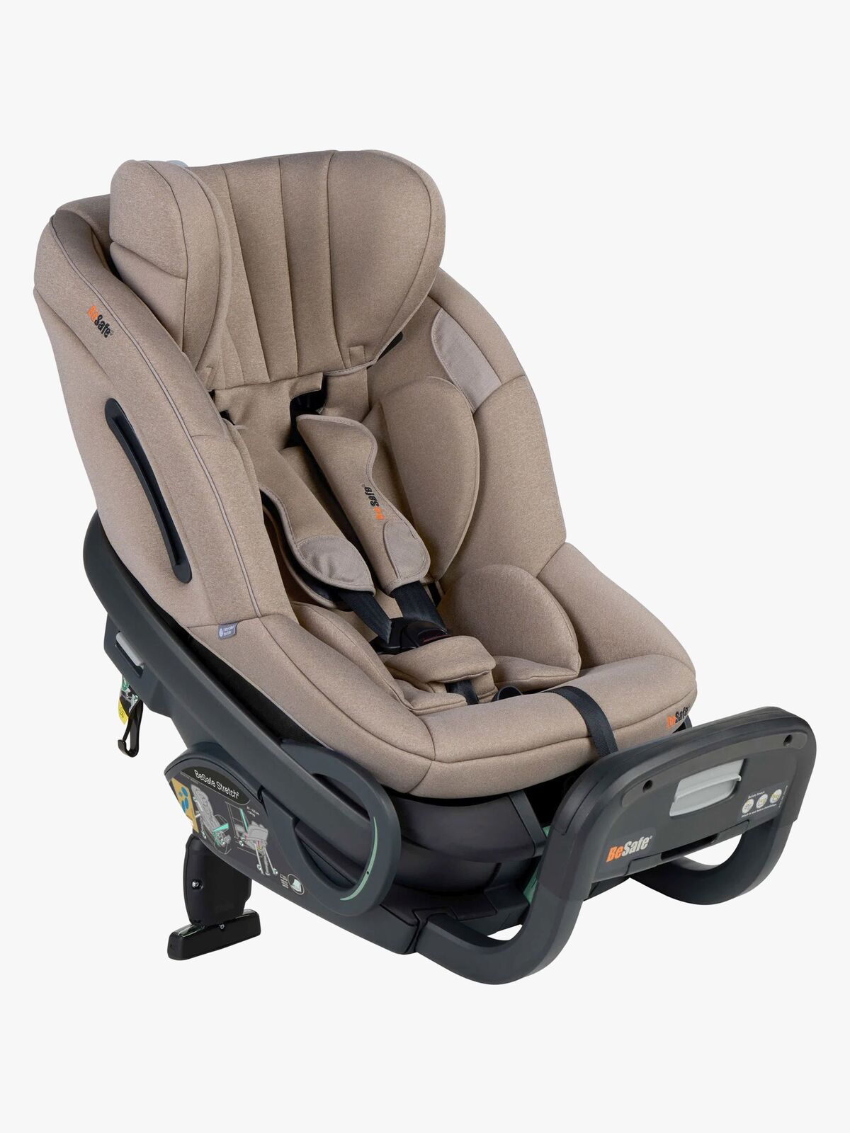 BeSafe Stretch² Kindersitz, Dark Sand Soft Breeze