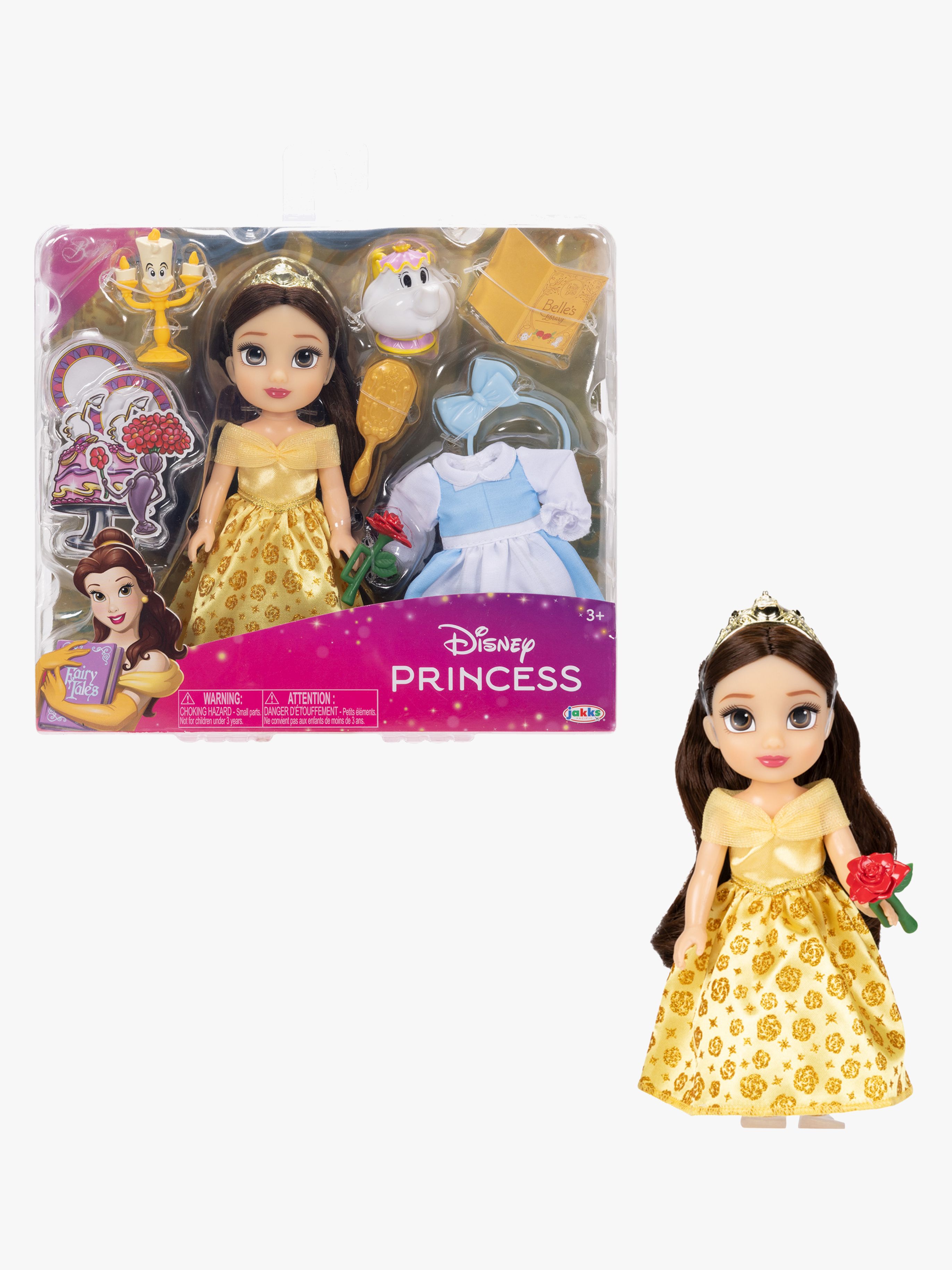 Disney Prinzessinnen Be Our Guest Puppe Belle 15 cm