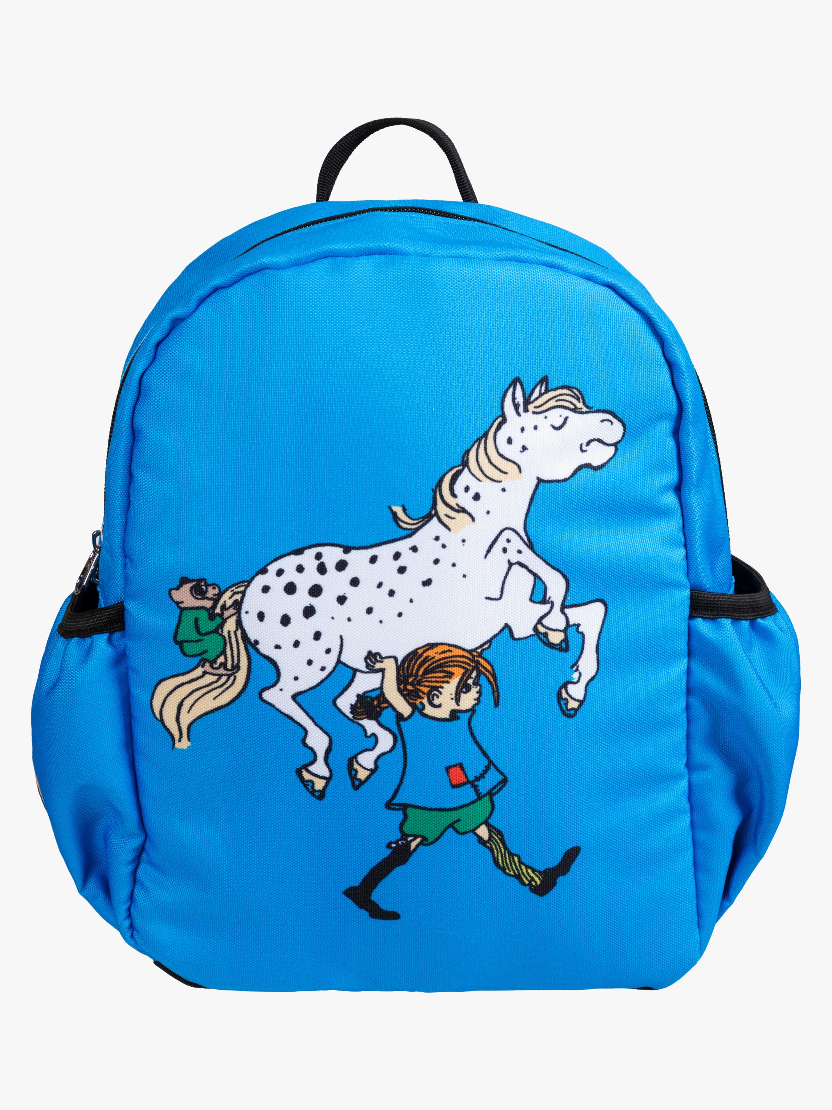 Pippi Langstrumpf Hoppsan Kinder Rucksack 7L, Blau